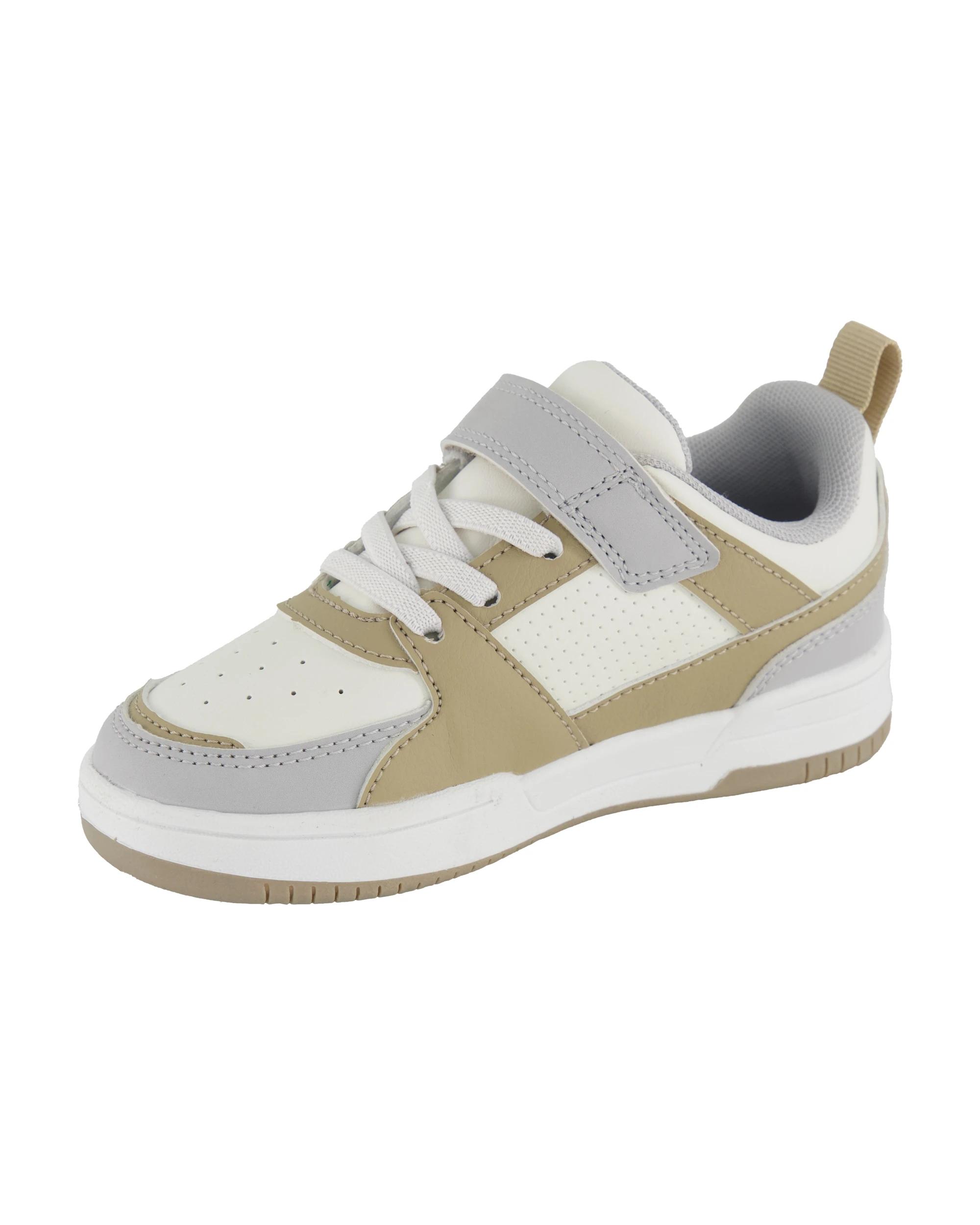 3 Junior Low Top Sneakers Sand, 3 of 5
