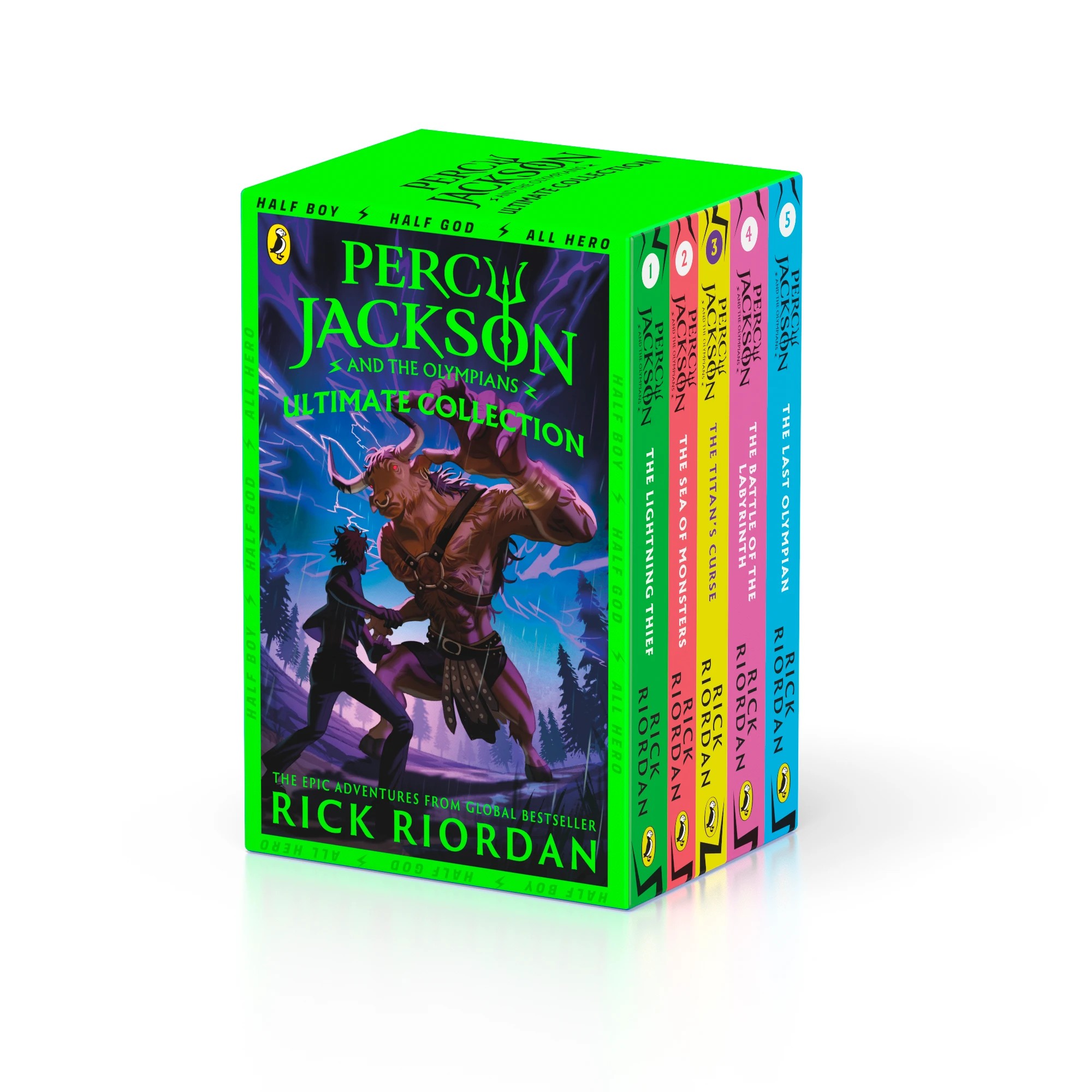 1 Percy Jackson and the Olympians Ultimate Collection by Rick Riordan - Book, 1 of 6