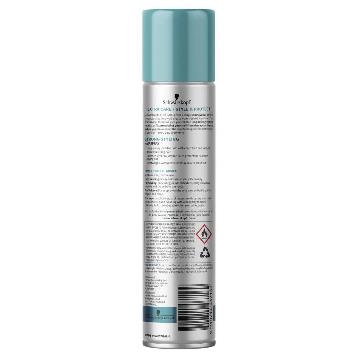 2 Schwarzkopf Extra Care Strong Styling Hairspray 100g, 2 of 5