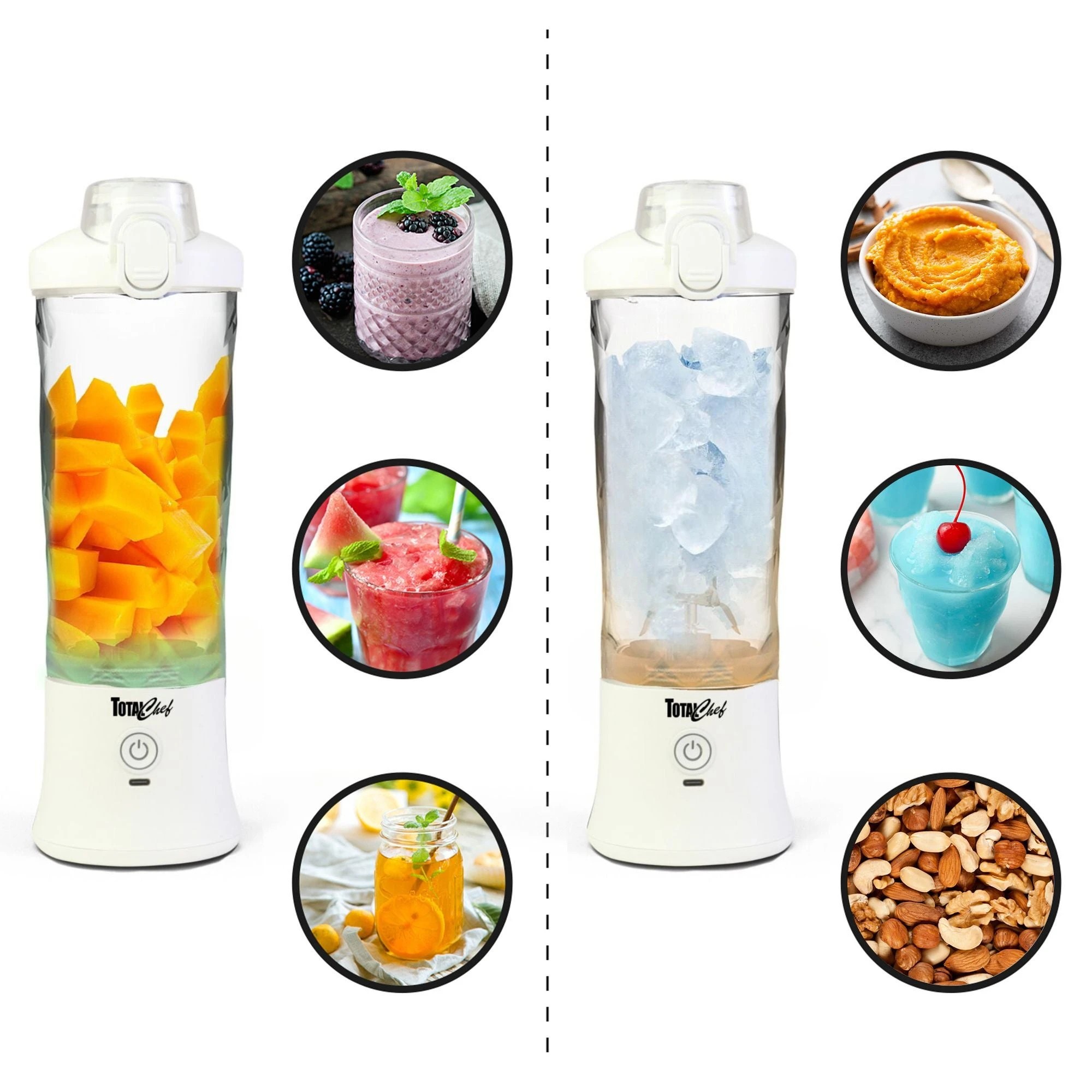 5 Total Chef Personal Blender - White, 5 of 7