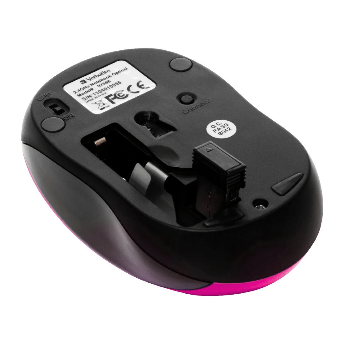 6 Verbatim Go Nano Wireless Mouse Pink, 6 of 6