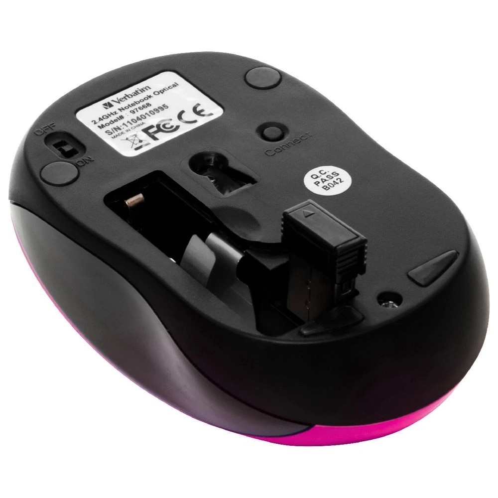 6 Verbatim Go Nano Wireless Mouse Pink, 6 of 6