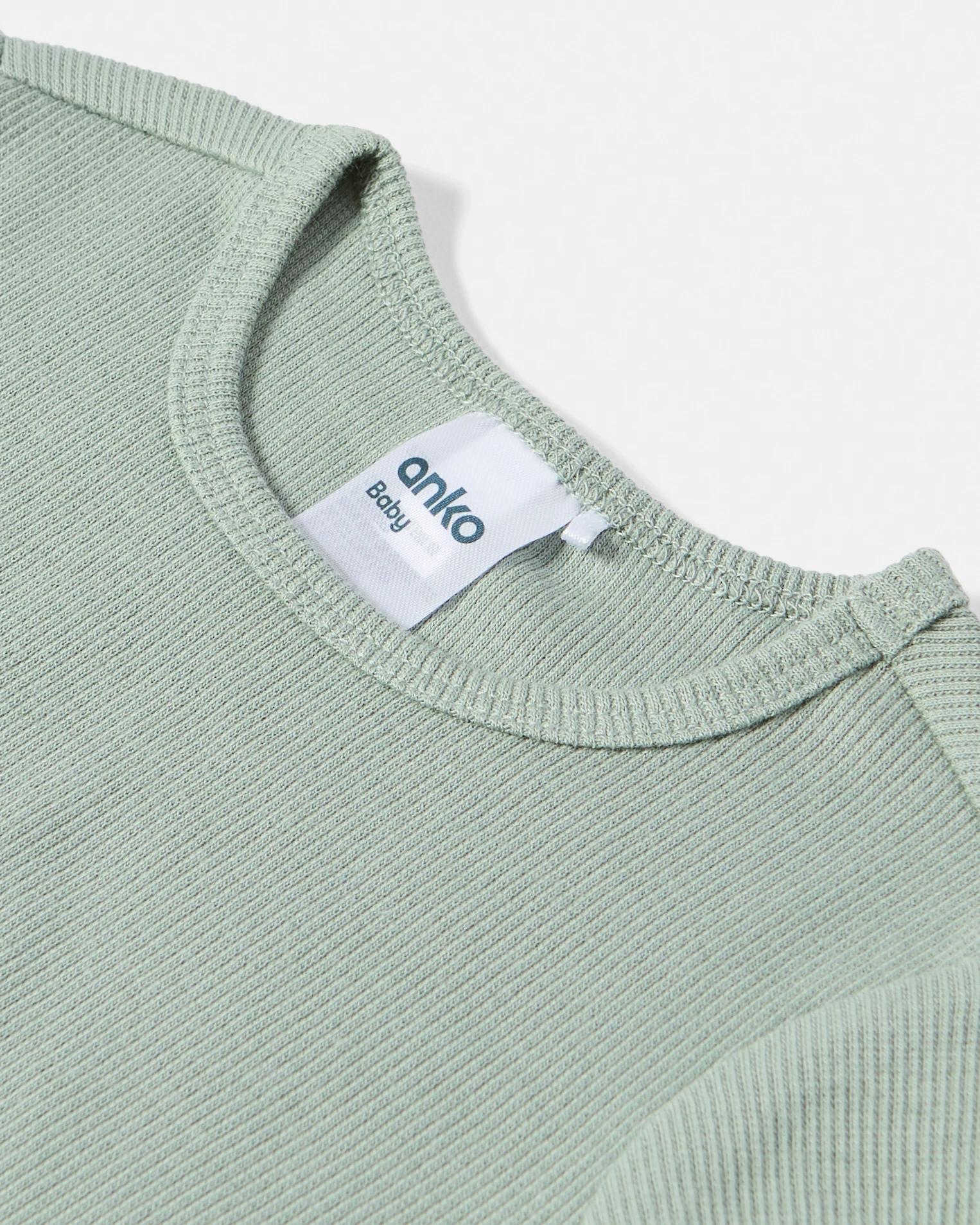 7 3 Pack Cotton Long Sleeve Bodysuits Grn Dino, 7 of 8