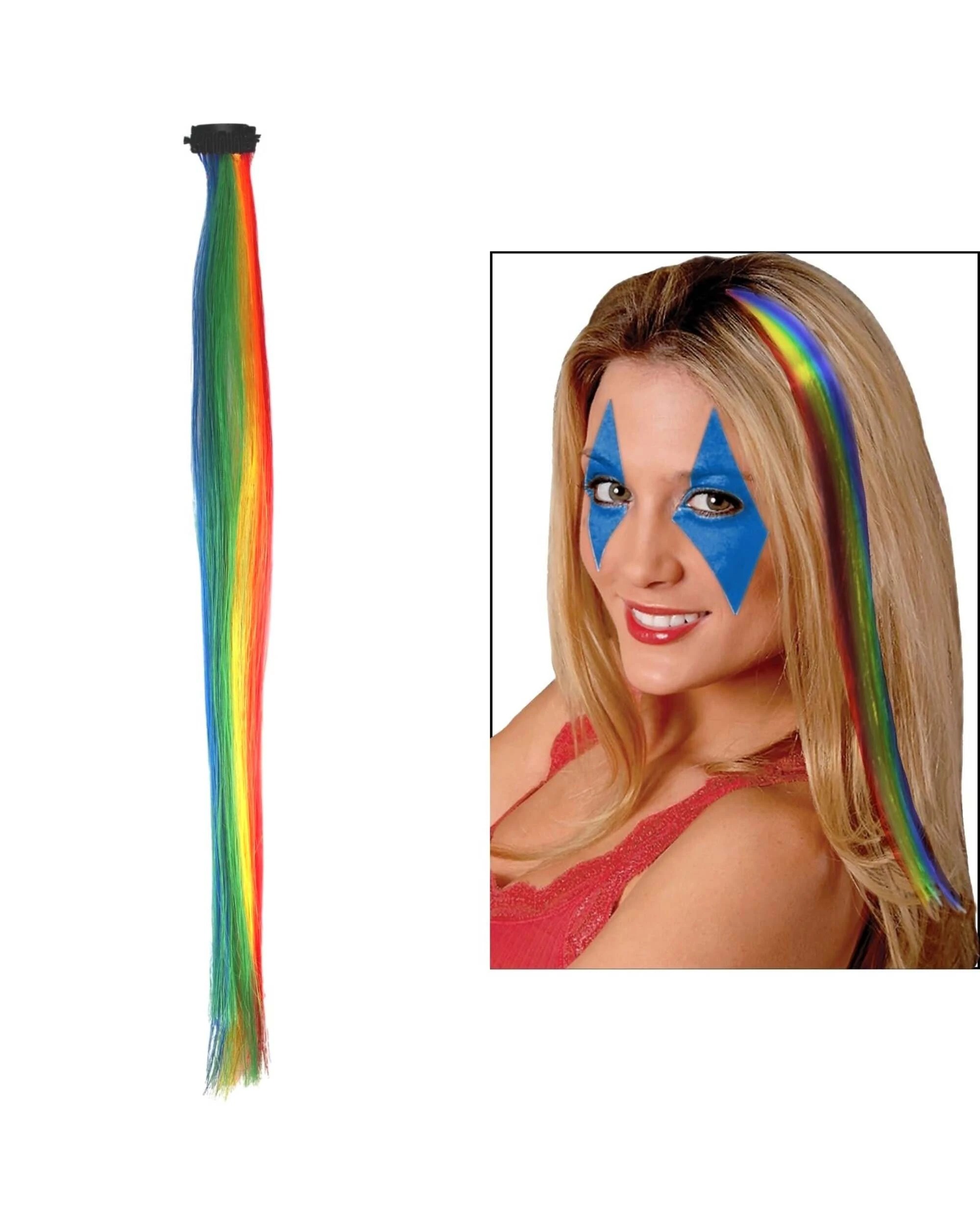 1 Amscan Inc. Clip In Hair Extension - One Size - Multi, 1 of 2