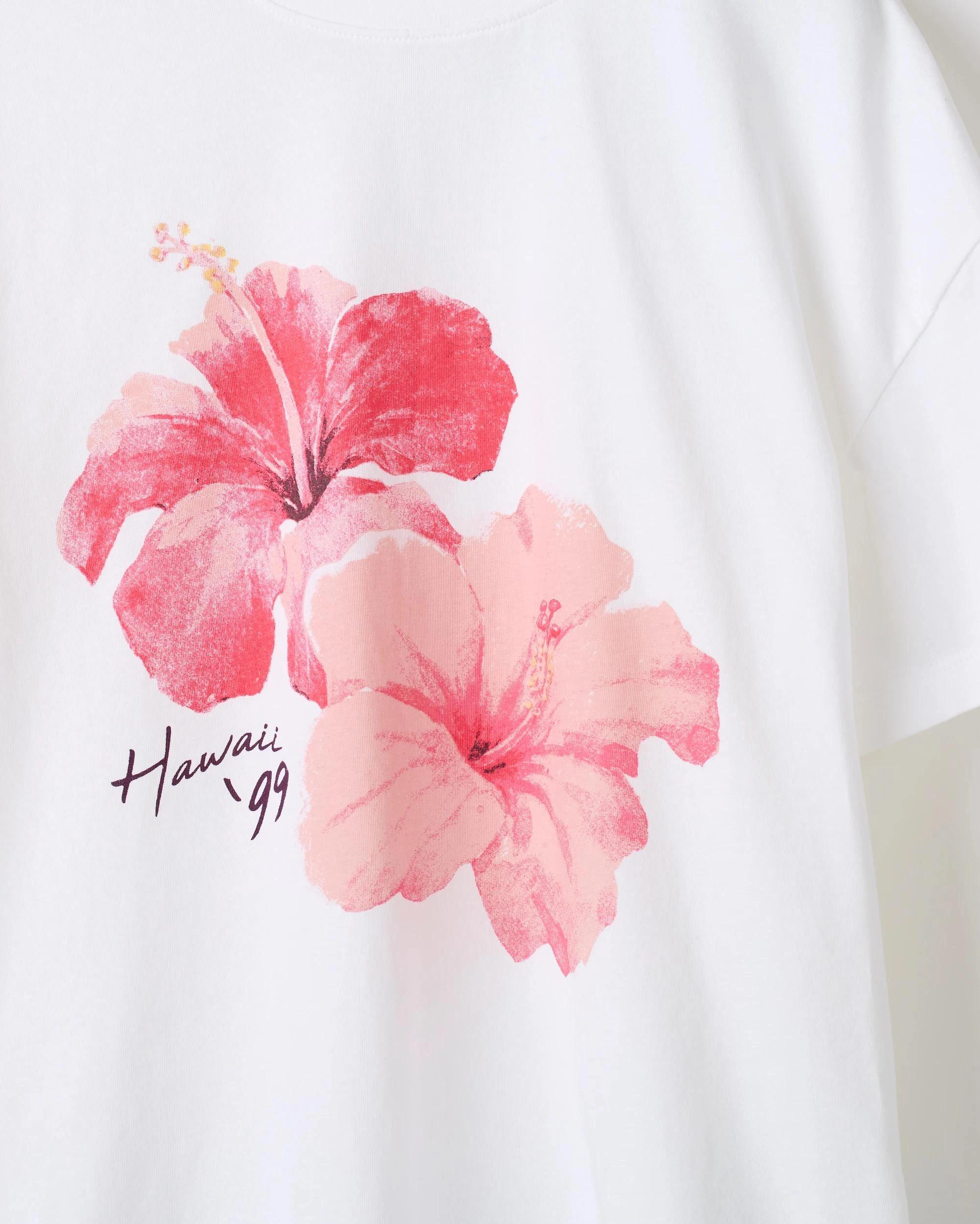 8 Target Australian Cotton Older Girls Oversized Short Pyjama Set HIBISCUS, 8 of 9