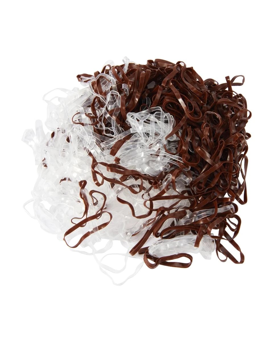 1 OXX Haircare 500 Piece Poly Band Pack, 1 of 5
