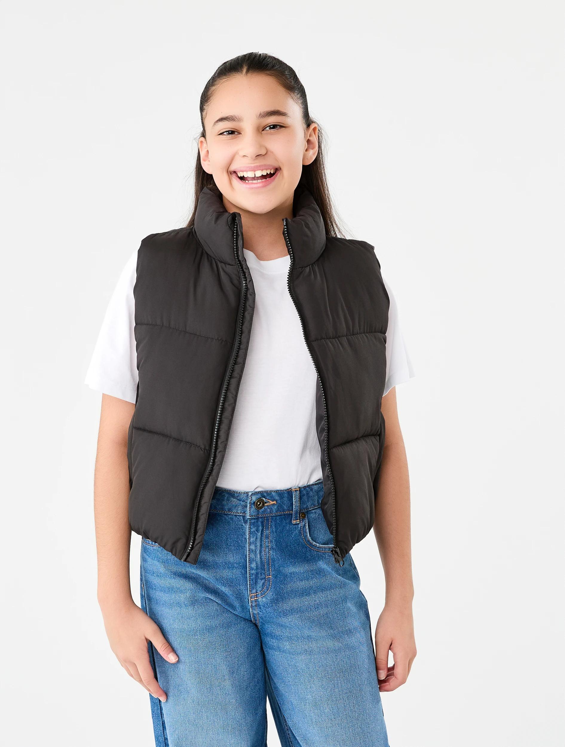 1 Puffer Vest Black, 1 of 8