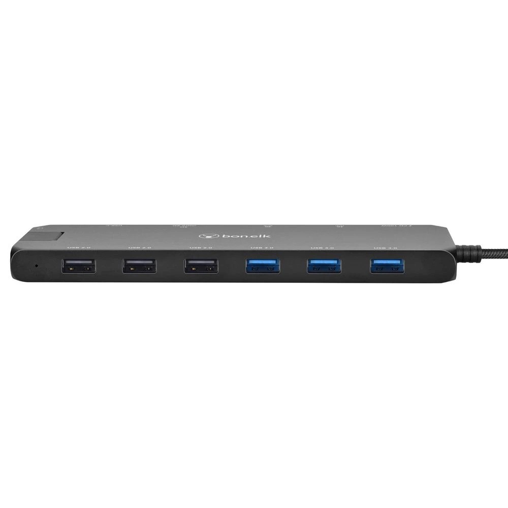 2 Bonelk Long-Life USB-C 14-in-1 Multiport Hub Black, 2 of 7