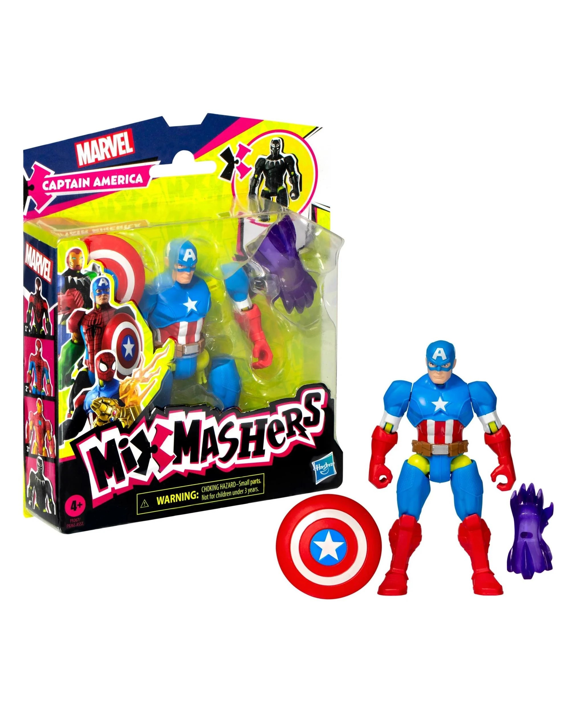 7 MixMashers Marvel Avengers Captain America Action Figure, 7 of 8