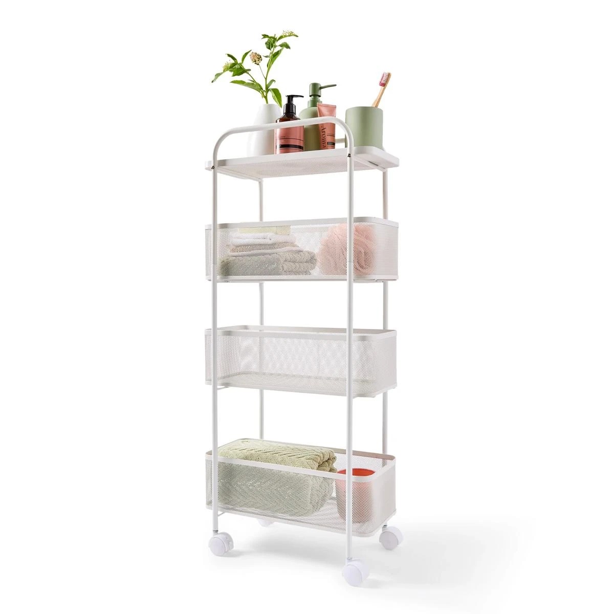 1 Slim Line Metal Trolley, 1 of 10