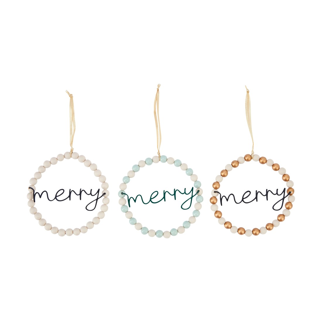 1 Bead Wreath Decoration - Assorted, 1 of 6