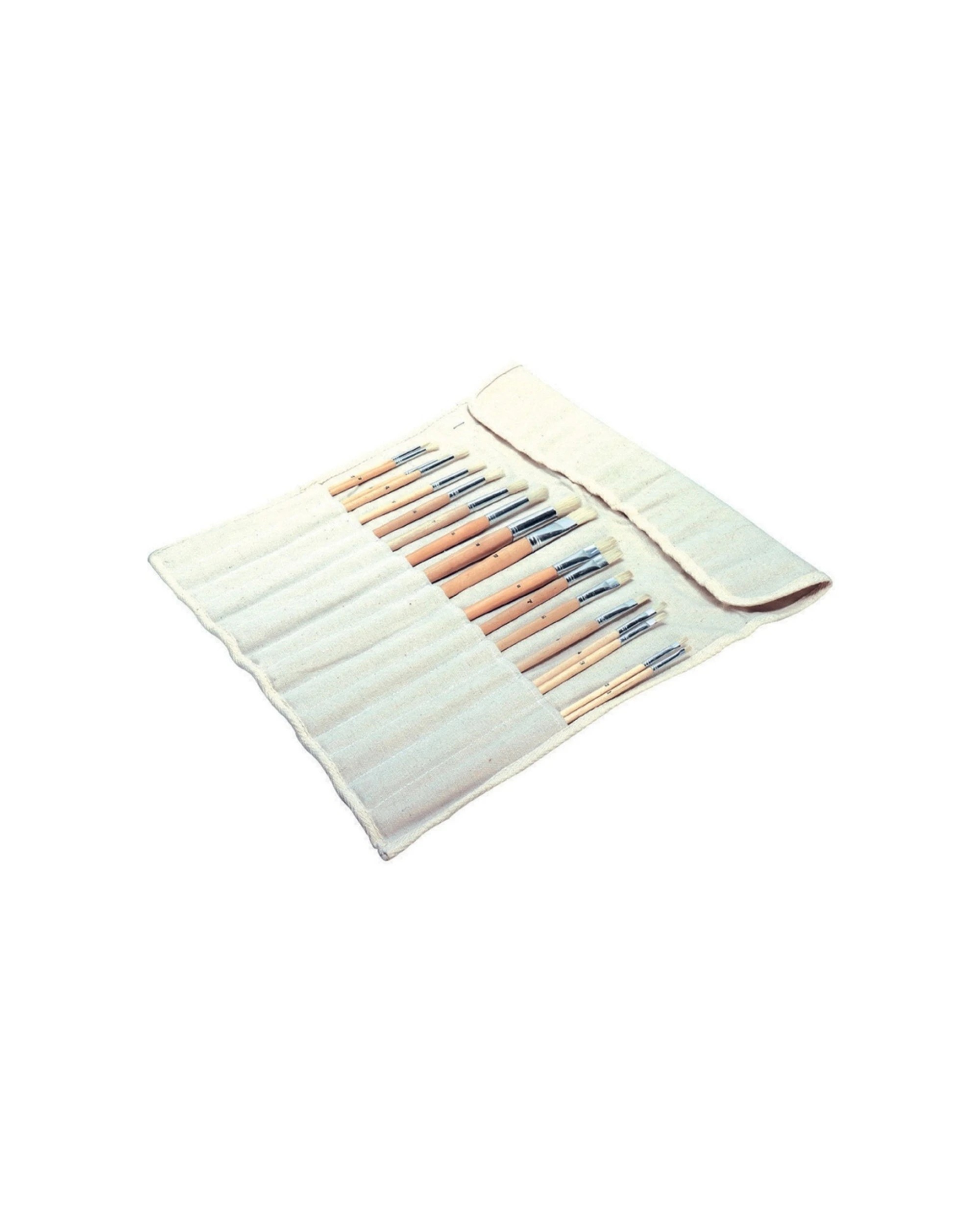 1 Jasart 18PK Brush Bundle With Roll Up Canvas Holder - Multi, 1 of 2
