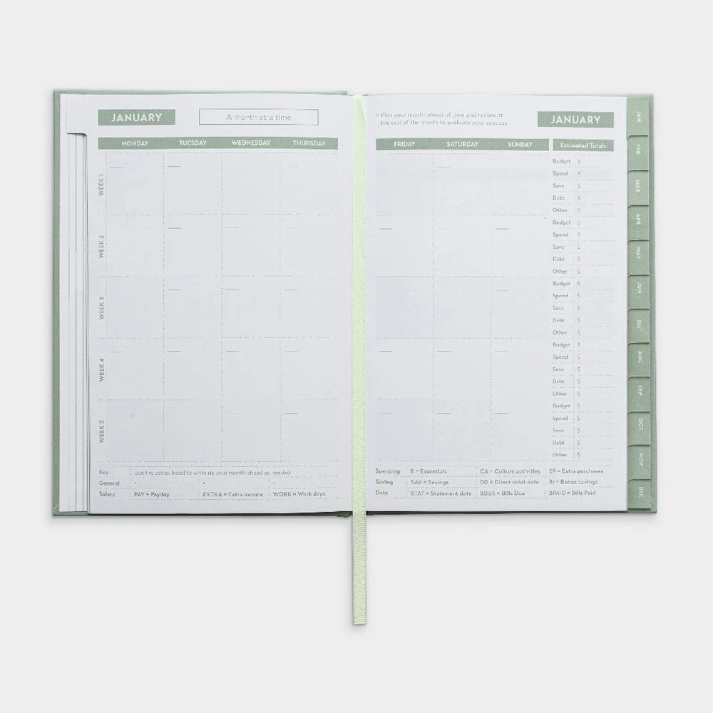 5 Otto A5 Undated Budget Planner, 5 of 8