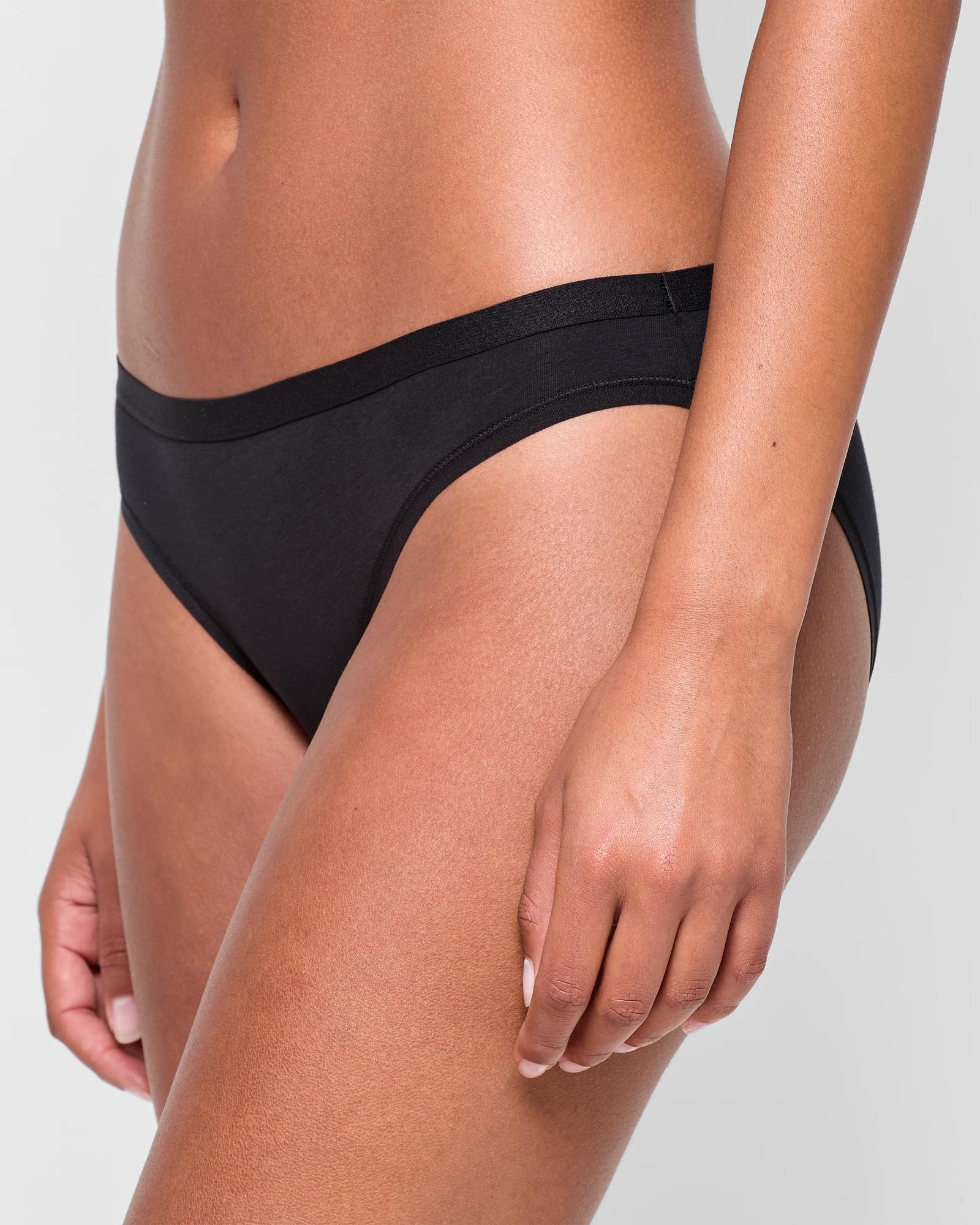 3 Australian Cotton 3 Pack Bikini Briefs - Lily Loves BLACK, 3 of 4