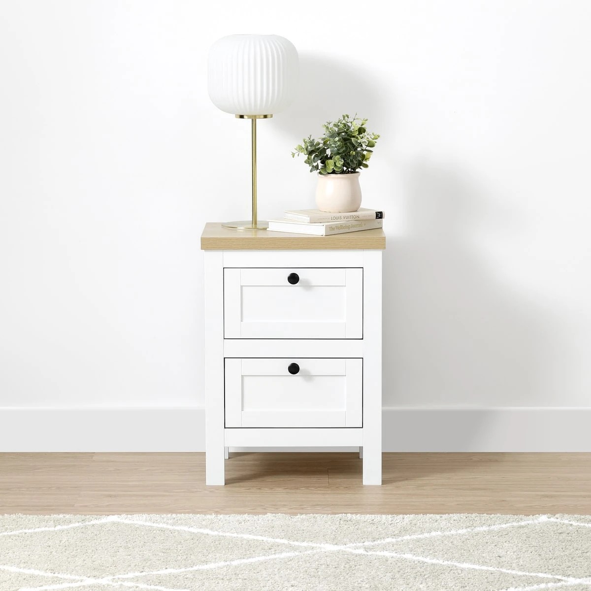 1 Camille 2 Drawer Bedside Table, 1 of 9