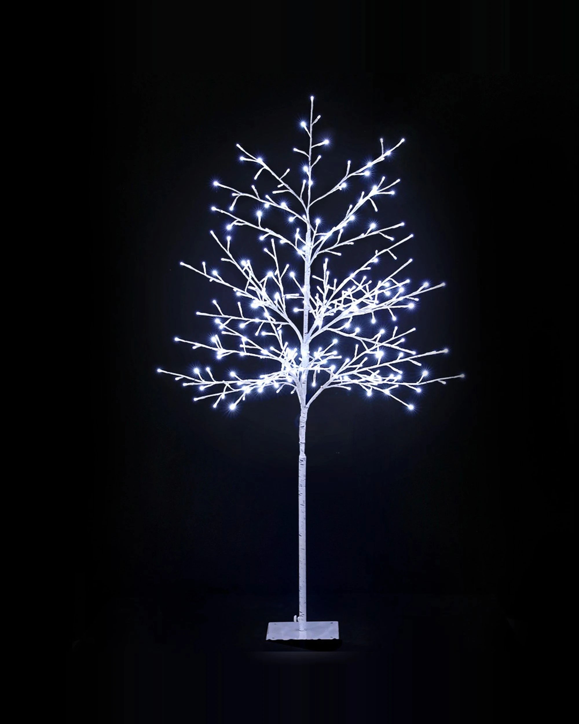 1 Jingle Jollys Solar Christmas Tree 1.5m Twigs 304 Led Lights Xmas Tree
 - White, 1 of 3