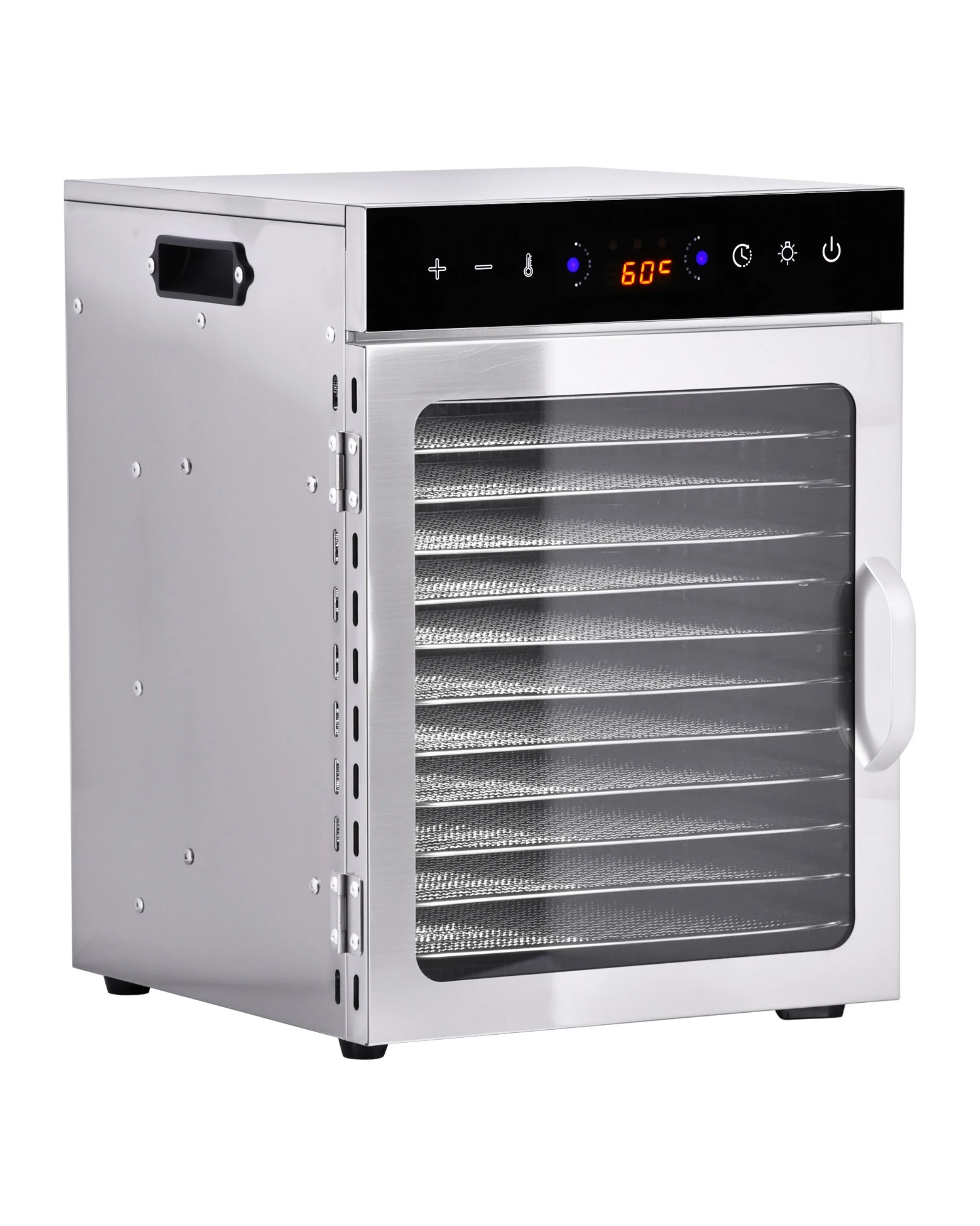 1 Advwin Food Dehydrator, 12 Trays Electric Drying Cabinet, 800W Stainless Steel Fruit & Meat Dryer Machine, 1 of 6