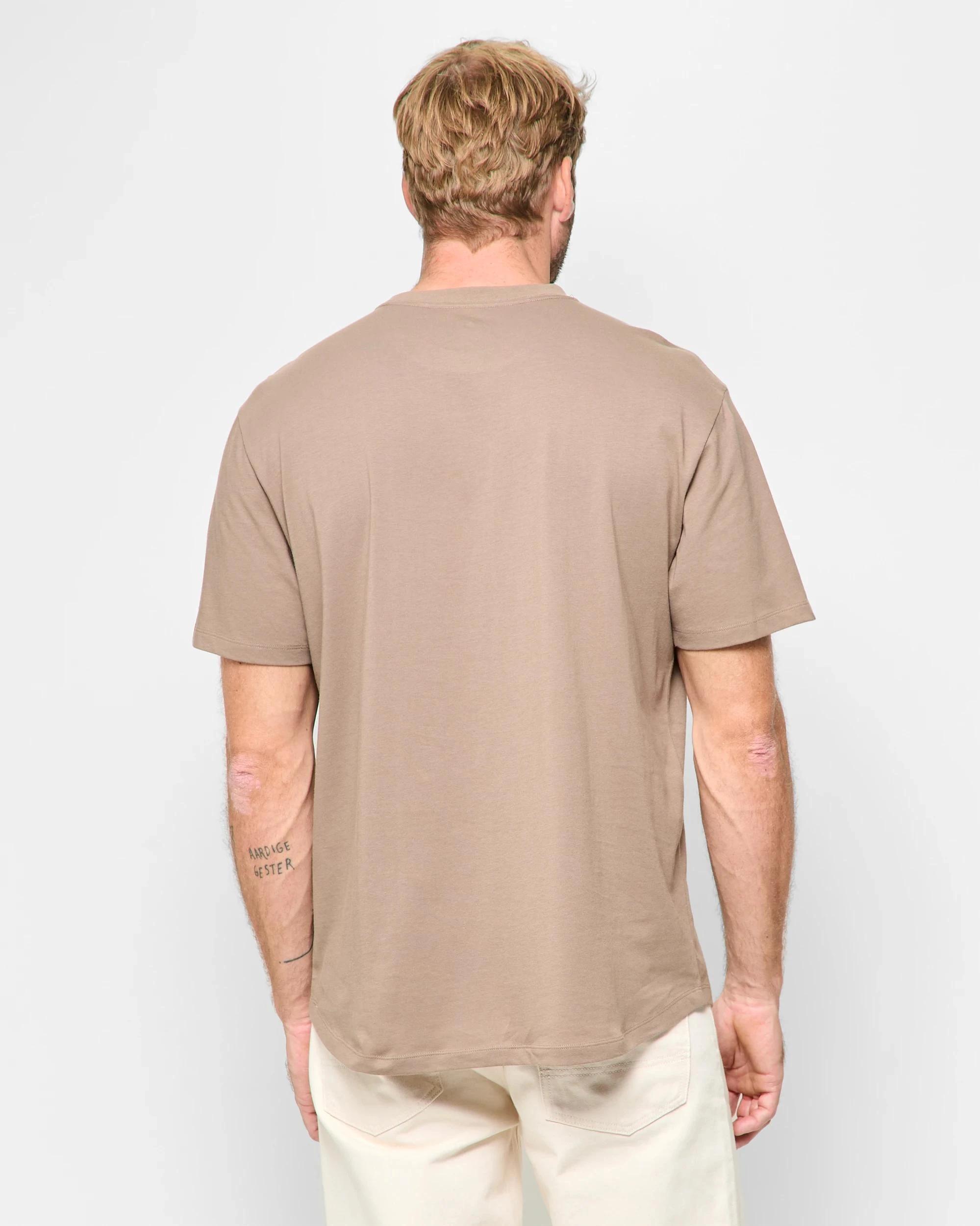 4 Target Australian Cotton T-Shirt WALNUT, 4 of 5