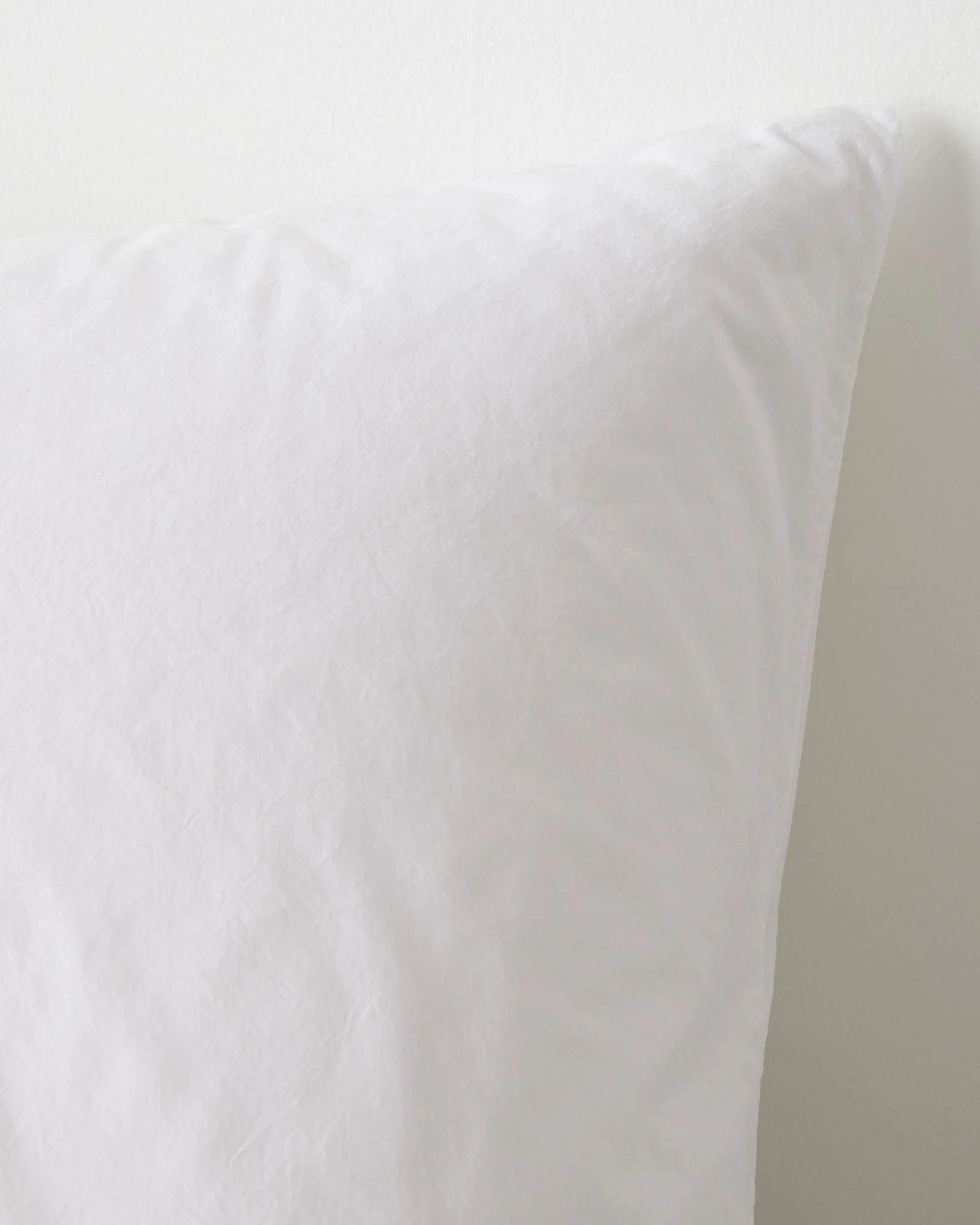 2 Arlo Stonewash European Pillowcase - Queen Bed - White, 2 of 3