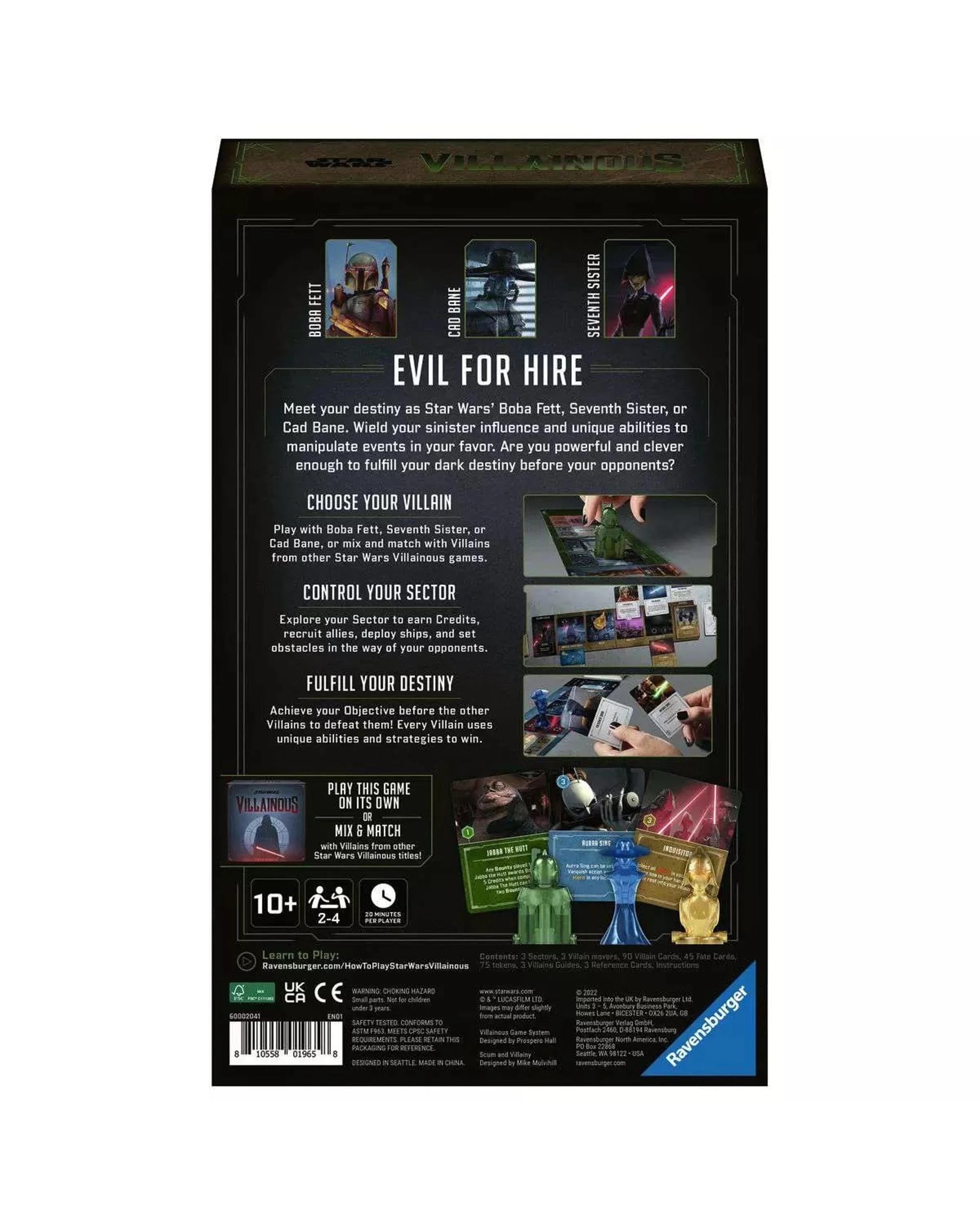 4 Star Wars Villainous: Scum and Villainy Expansion Board Game, 4 of 4