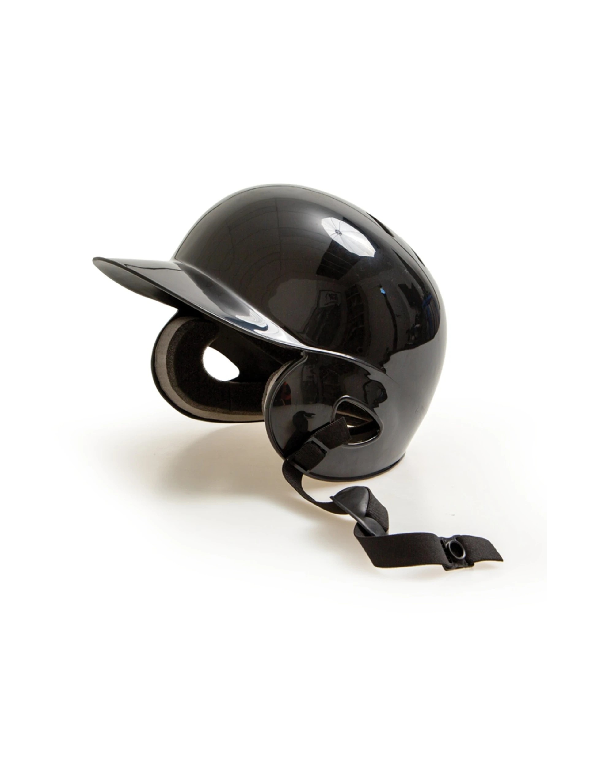 1 Victor Sports Batters Helmet With Ear Protection Shell Medium - Black, 1 of 7