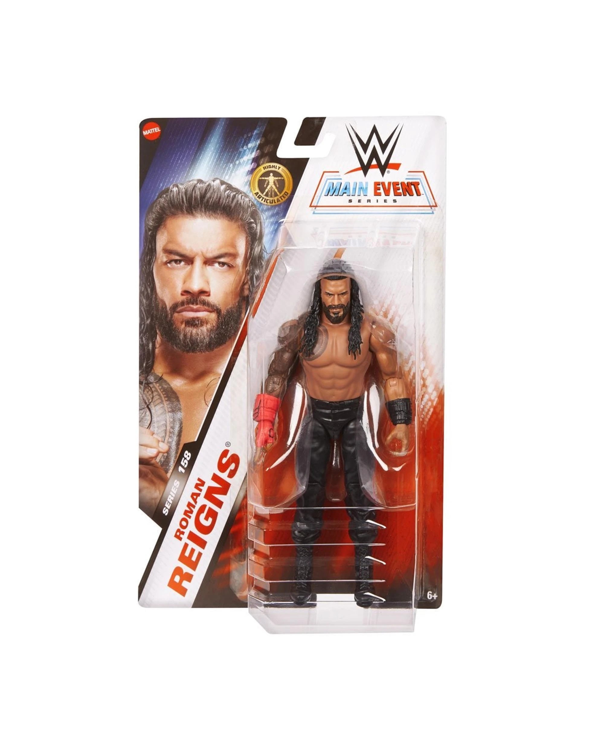 1 WWE Main Event Series 158 Roman Reigns Action Figure, 1 of 6