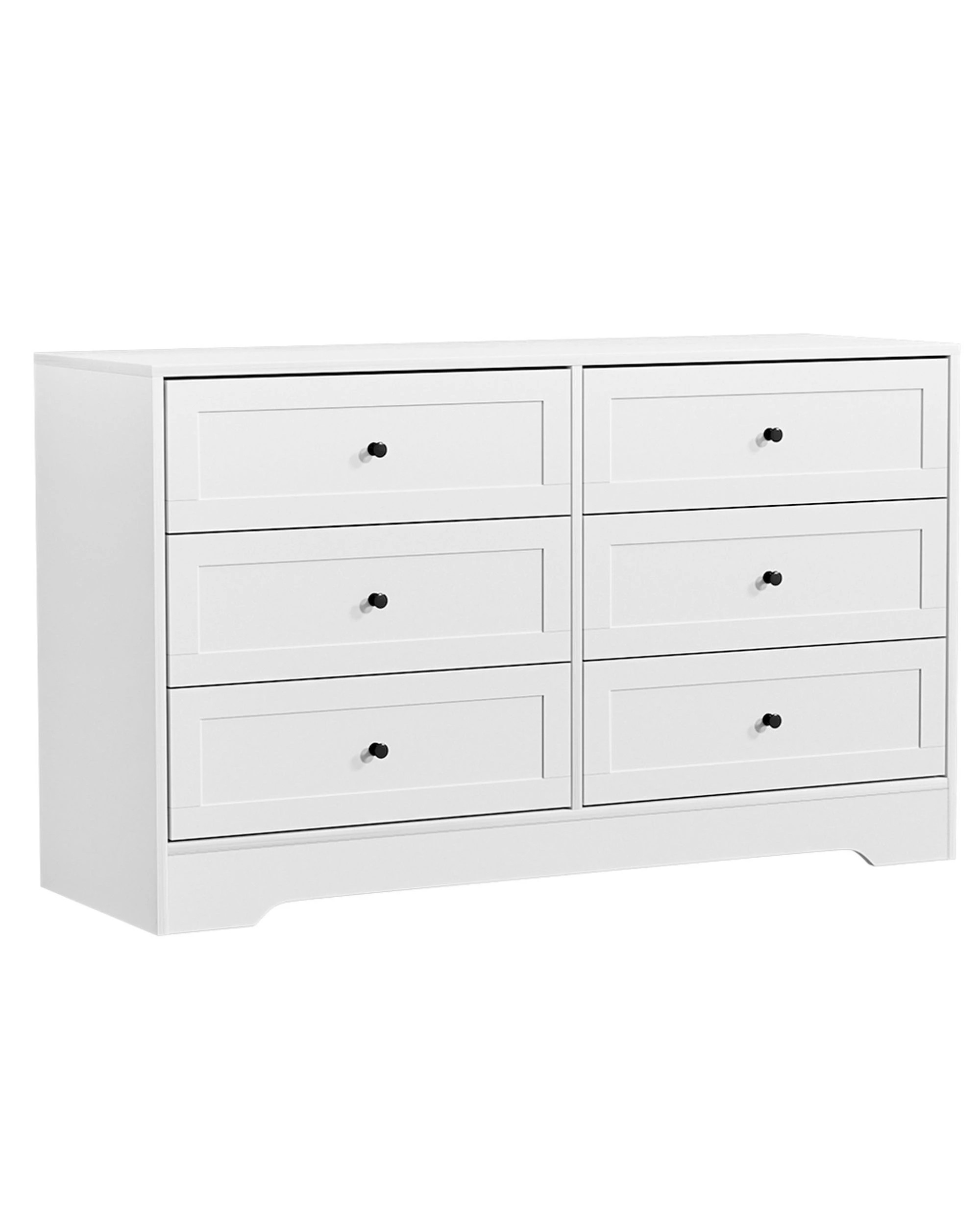 1 Artiss 6 Chest Of Drawers Tallboy Cabinet
 - White, 1 of 3
