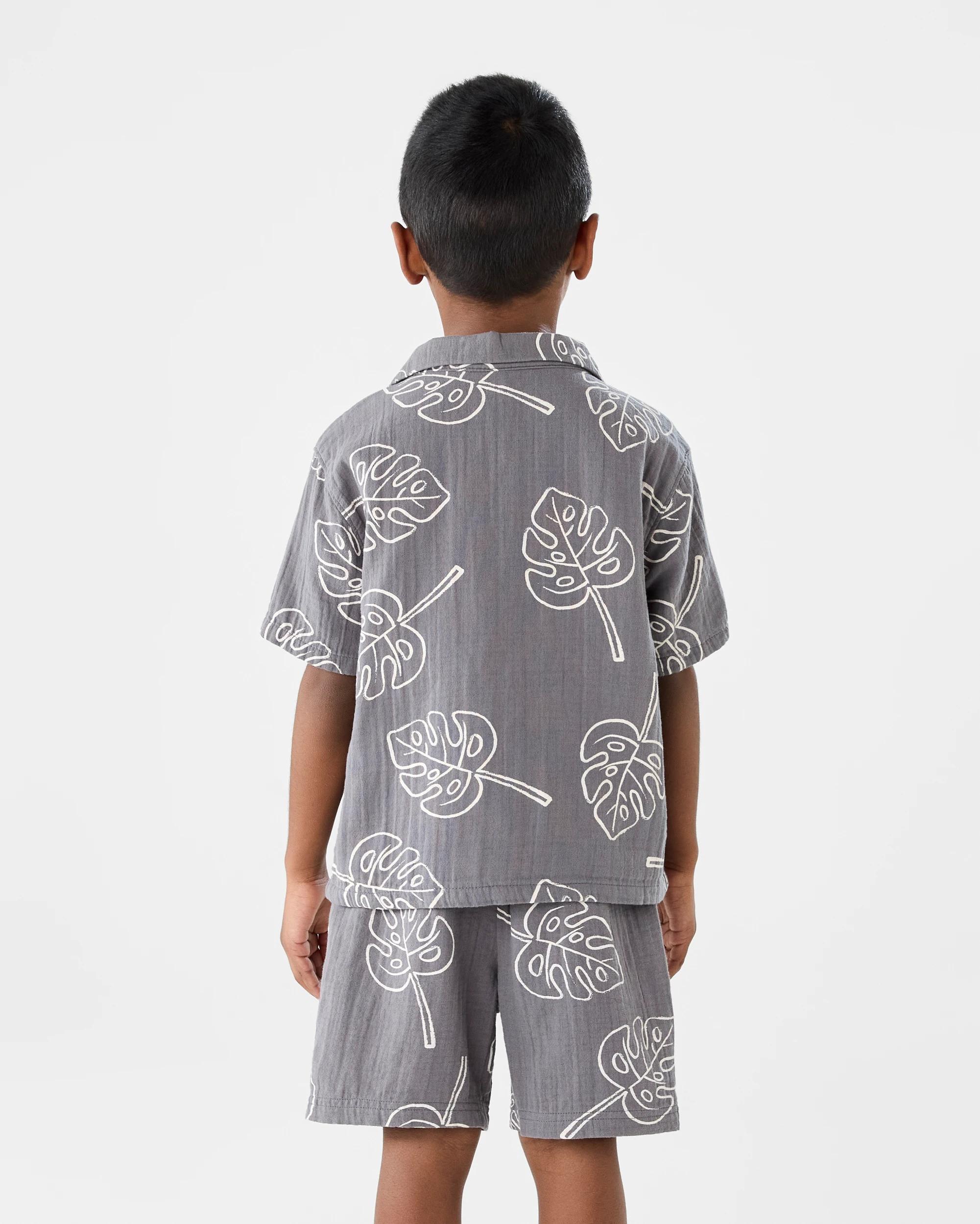 2 Double Cloth Shirt Gry Leaves, 2 of 9