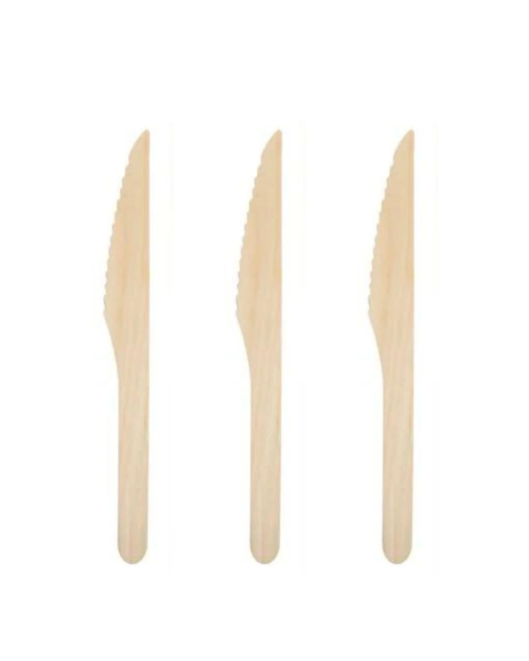 1 Alpen Eco Wooden Knives Bulk Pack of 100, 1 of 2