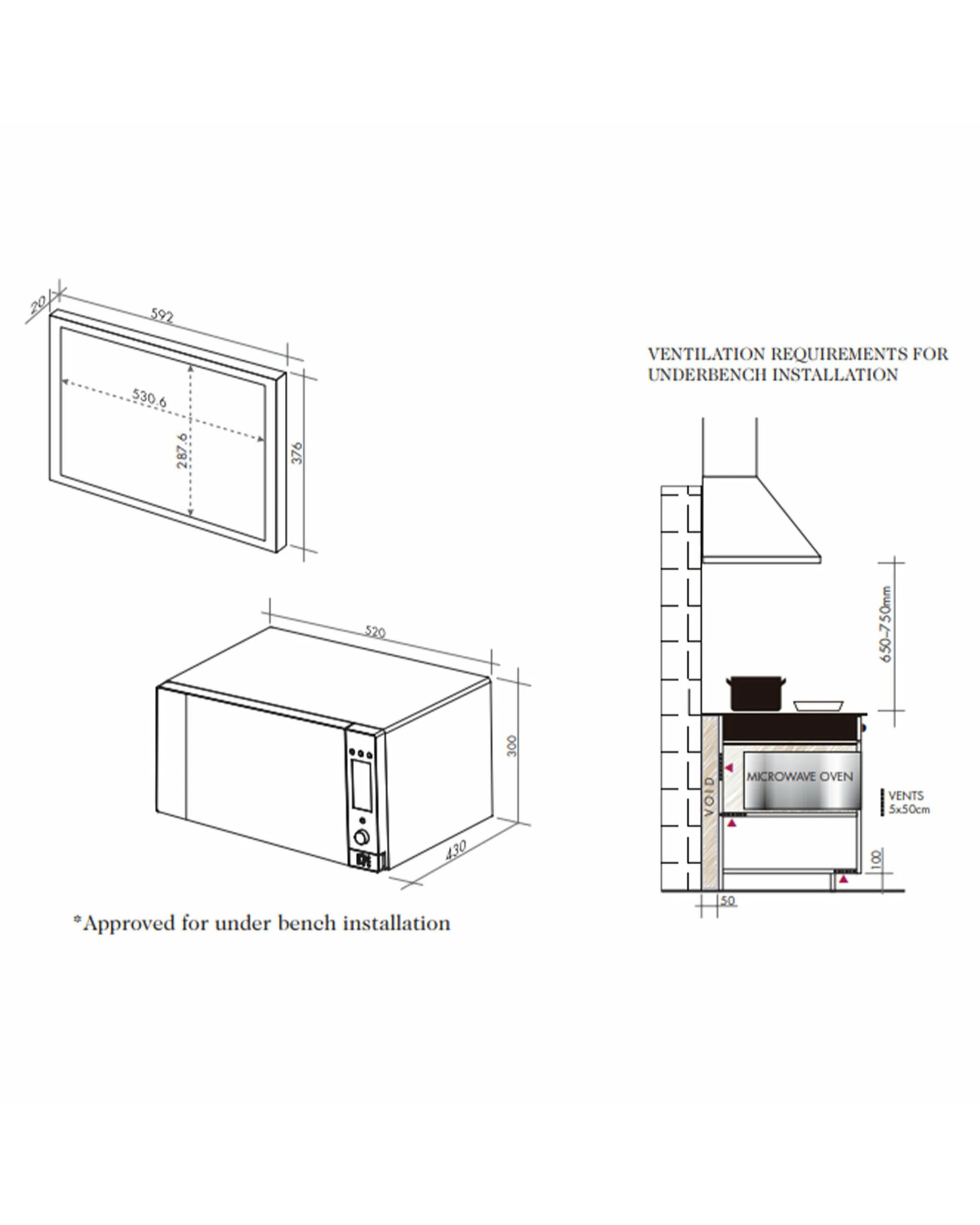 3 Artusi 31L Microwave Oven 900W, 3 of 3