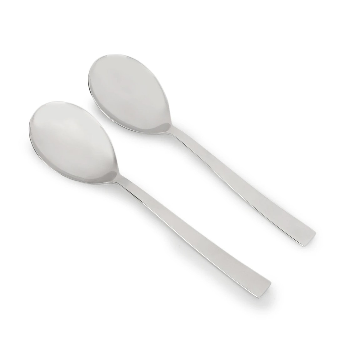 1 2 Pack Silver Hawthorne Serving Spoons, 1 of 5