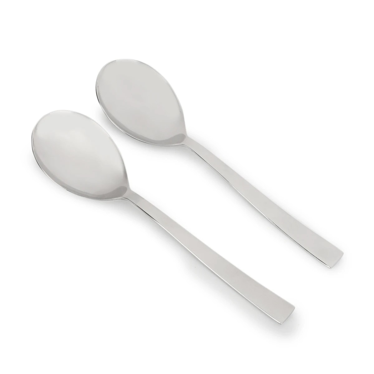 1 2 Pack Silver Hawthorne Serving Spoons, 1 of 5