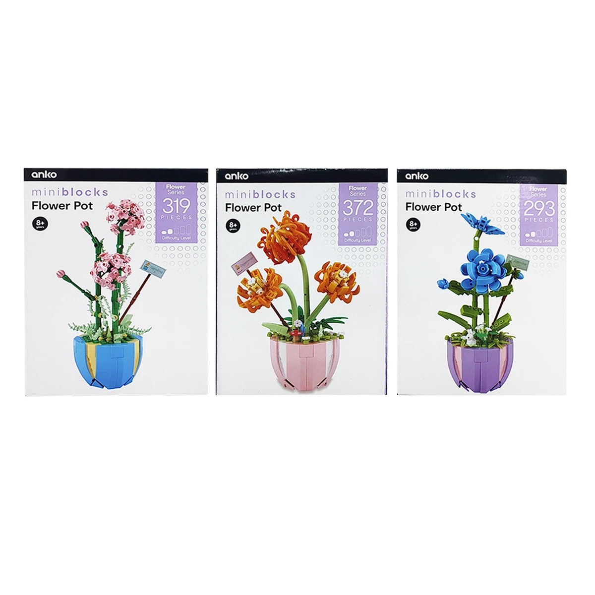 1 Mini Blocks Flower Series: Flower Pot - Assorted, 1 of 9