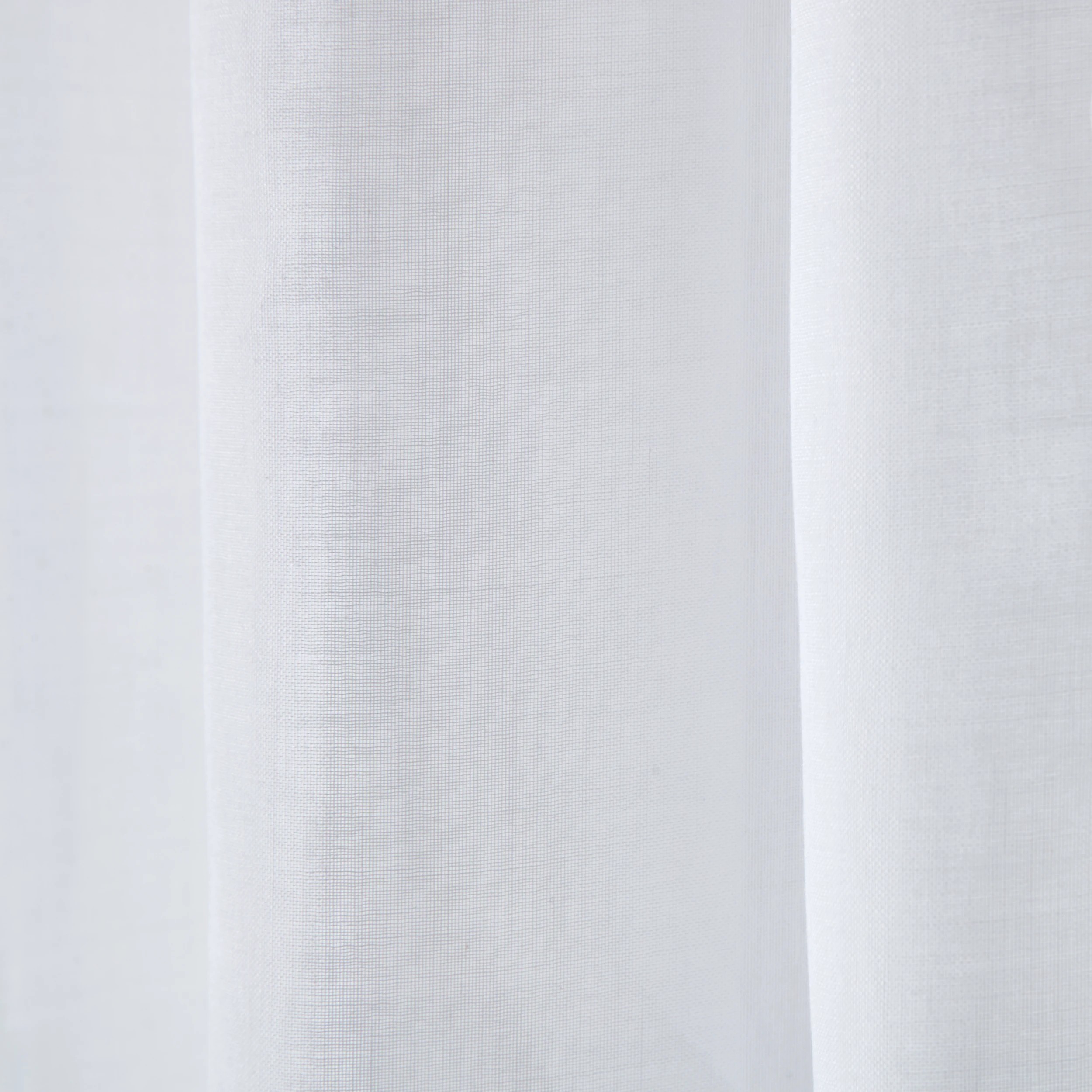 4 Sicily Curtain - White - 120cm x 223cm, 4 of 6