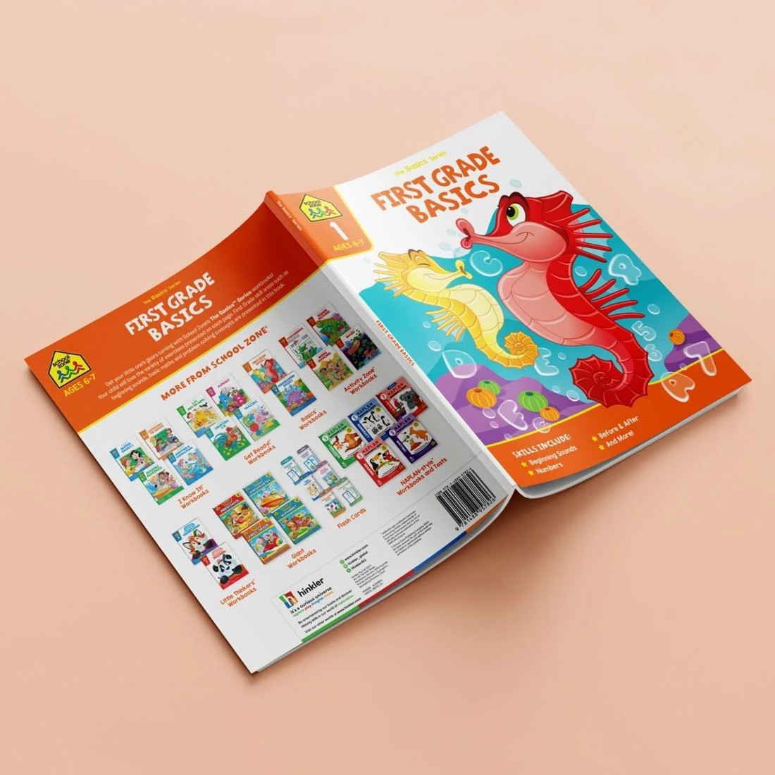 4 School Zone The Basics Series: First Grade Basics - Book, 4 of 5