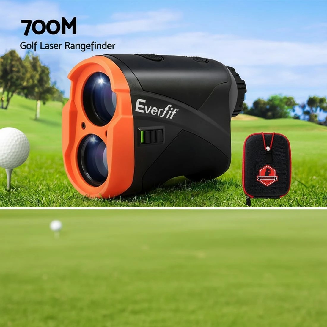 4 Everfit 700M Golf Rangefinder Slope On/Off Vibration Alert - Orange, 4 of 4
