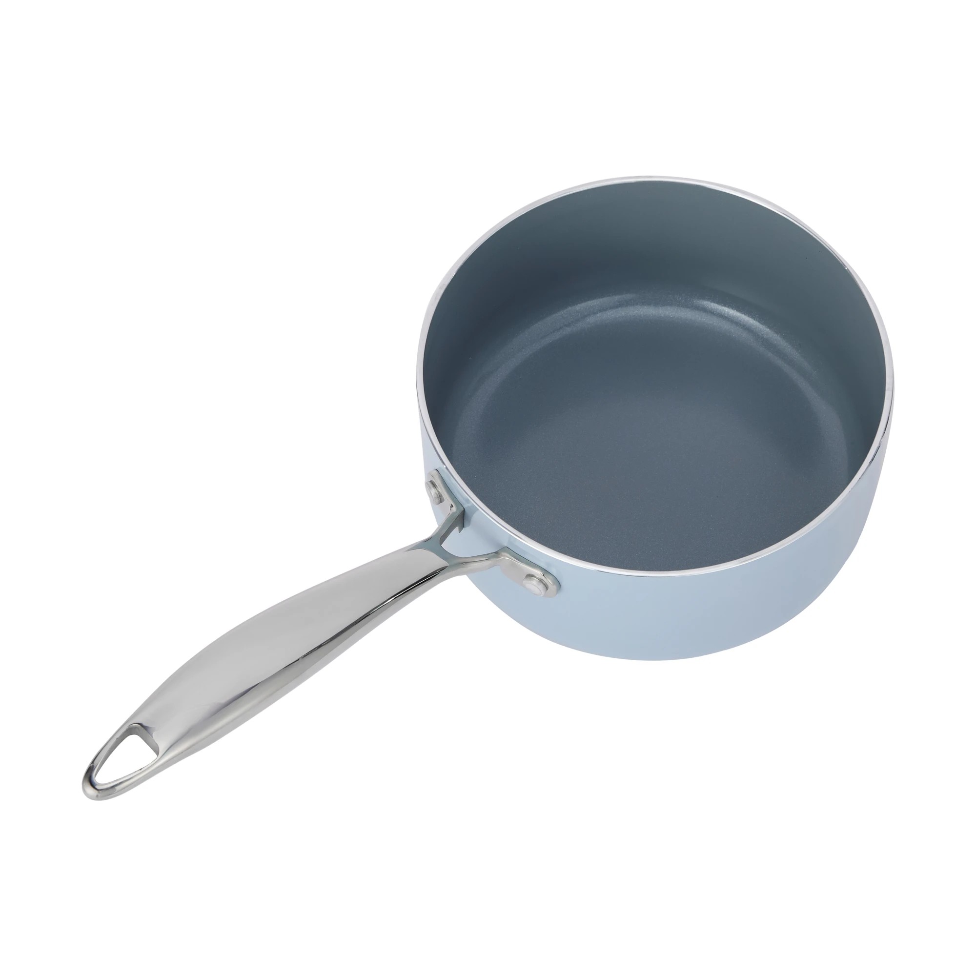 4 16cm Ceramic Non-Stick Saucepan - Blue, 4 of 6