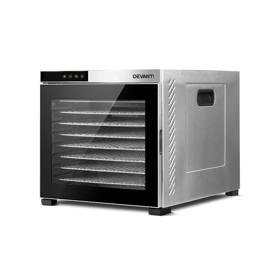 4 Devanti 10 Trays Food Dehydrator Stainless Steel Tray - Silver, 4 of 7