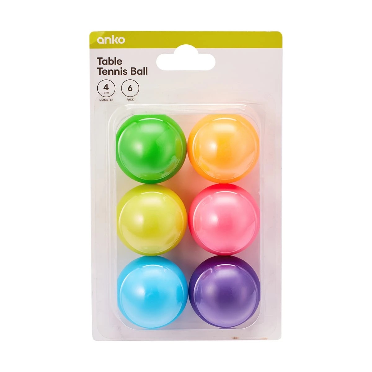 10 6 Pack Table Tennis Balls - Bright, 10 of 10