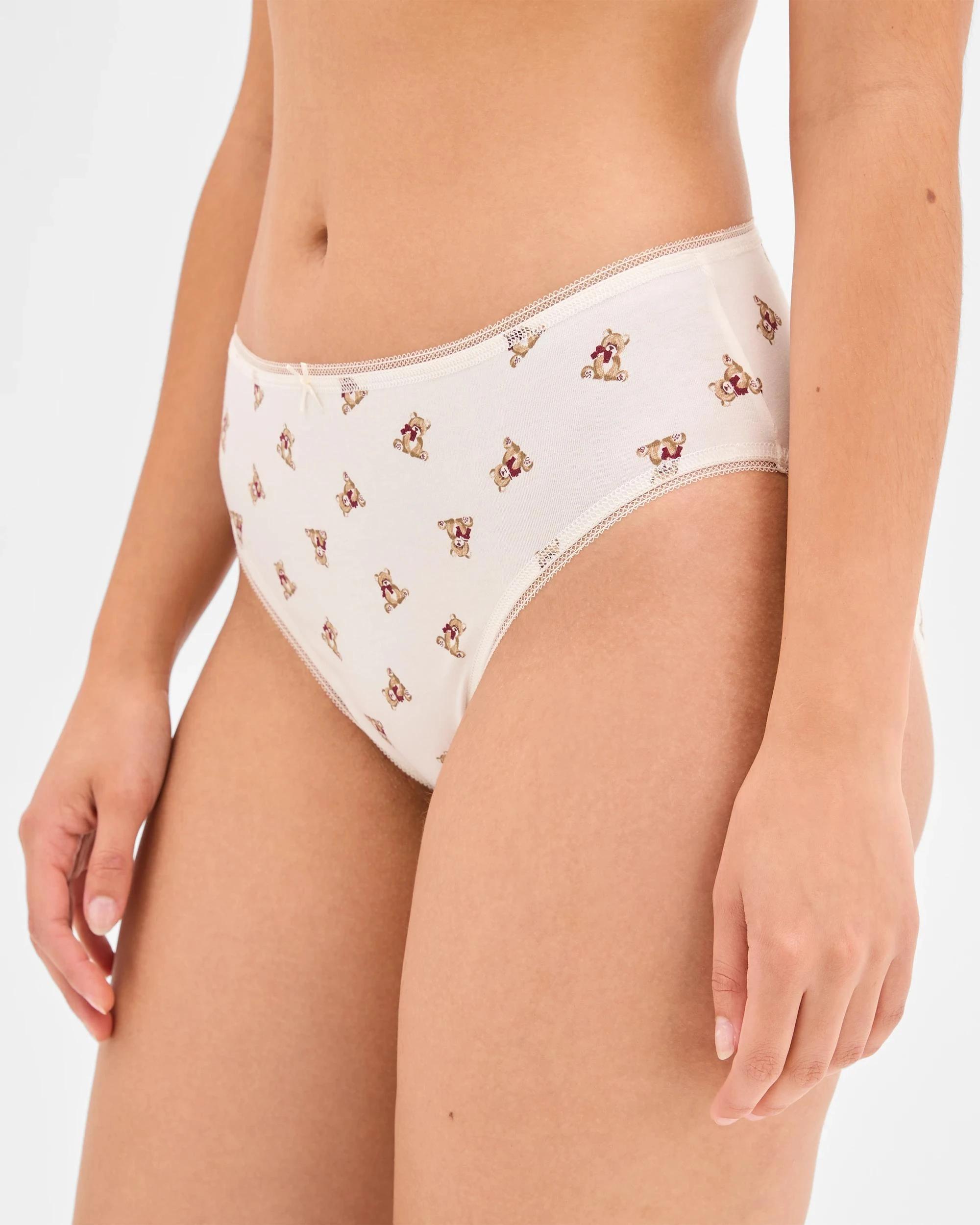 3 Target 5 Pack Cotton/Elastane High Cut Briefs TEDDY, 3 of 5