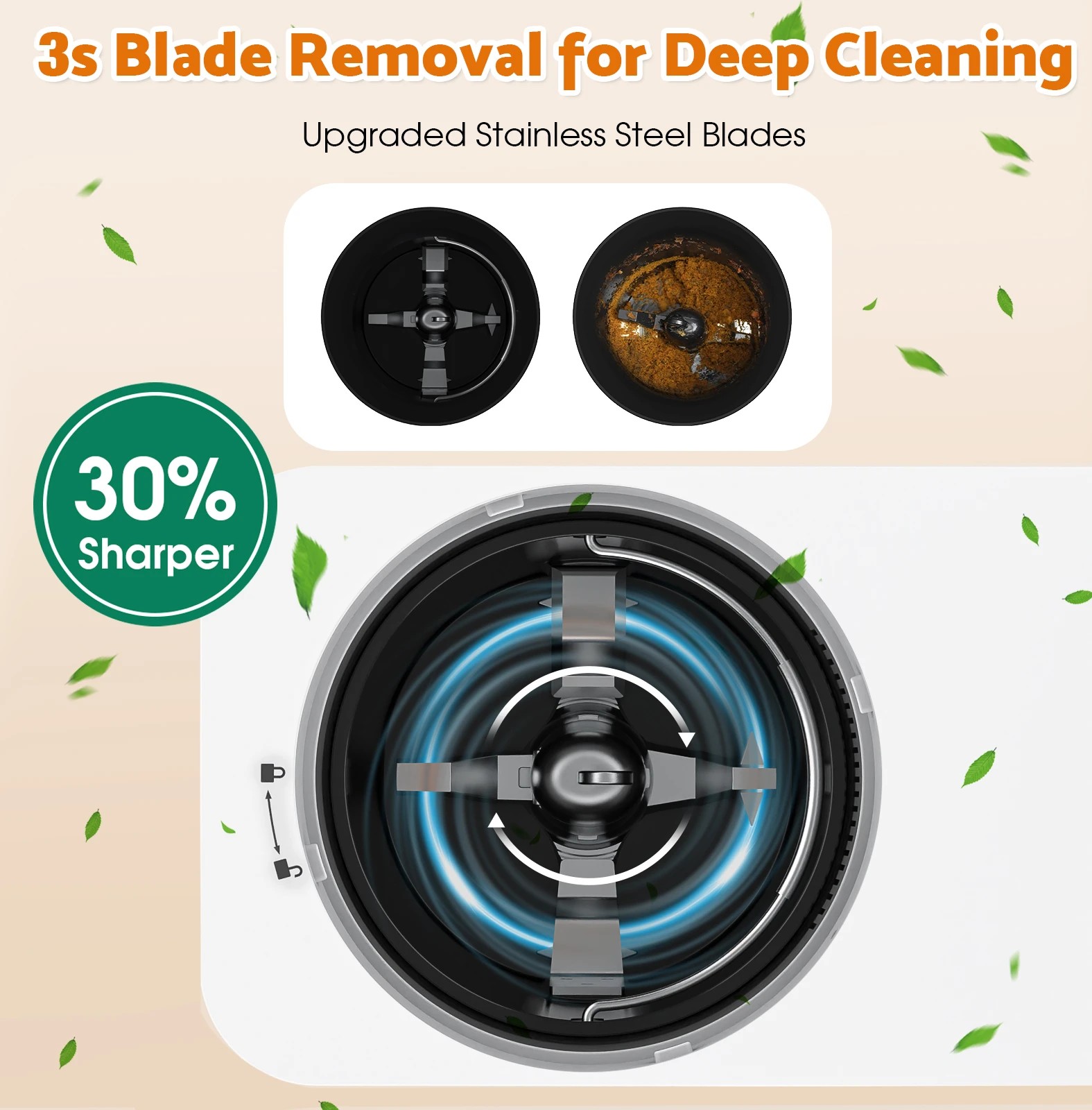 8 Advwin Electric Composter, Smart Kitchen Waste Composter with Detachable Carbon Filter, 8 of 8