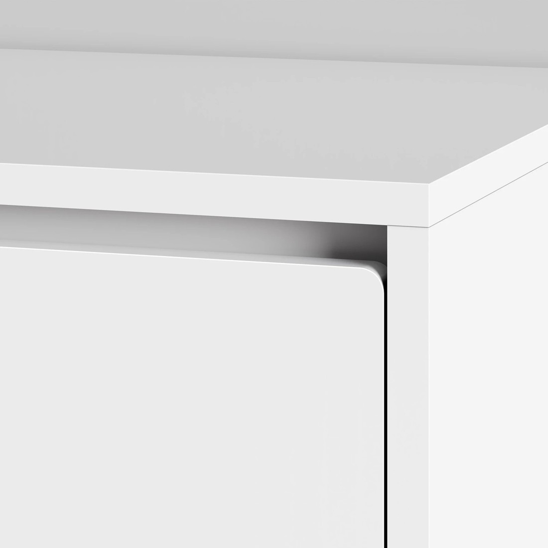 5 Alfordson 10 Chest of Drawers Minimalist Storage Cabinet Dresser - White, 5 of 10