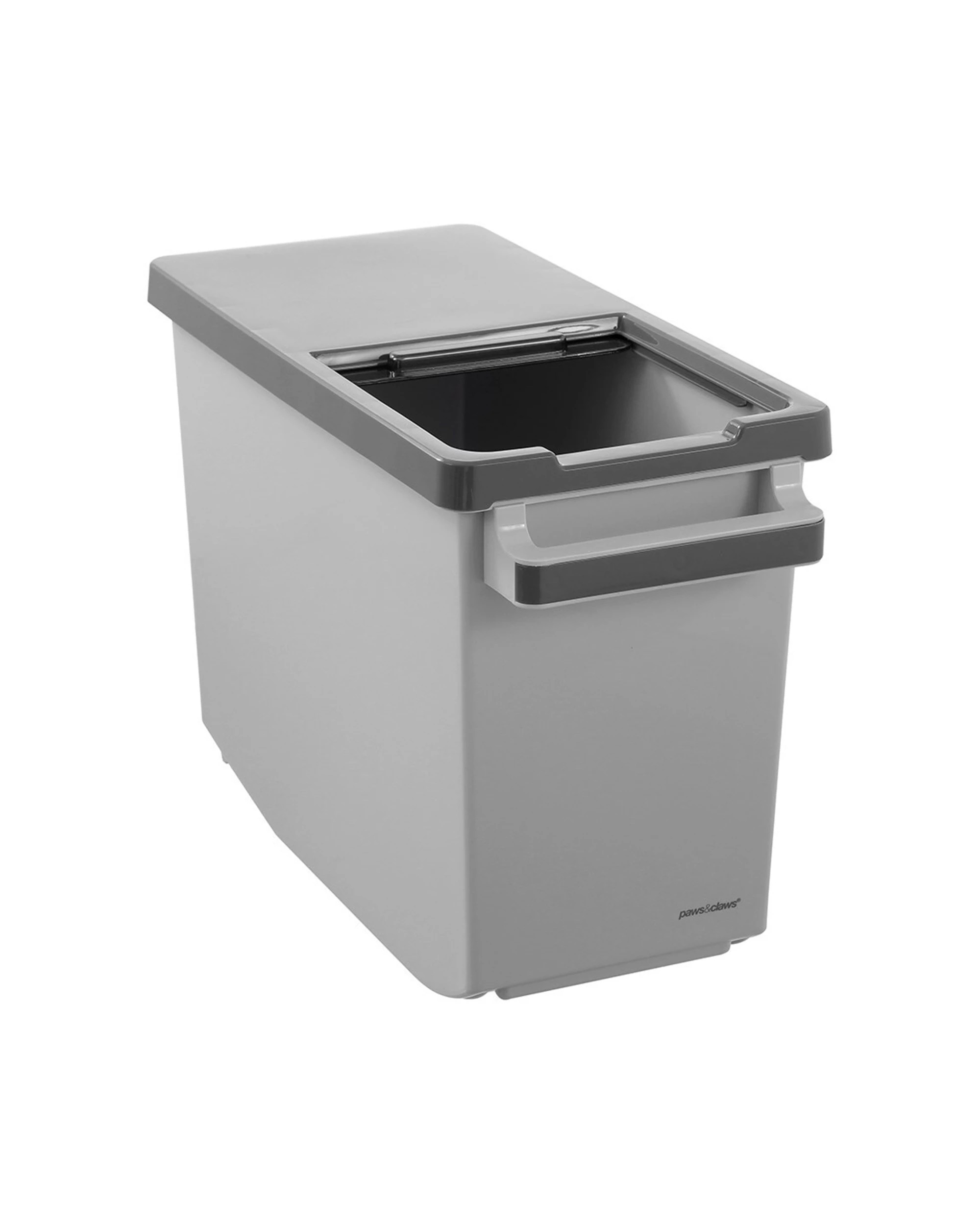 3 Paws & Claws 44x30.5cm Pet Dry Food Storer 20l Bin Storage Container W/ Lid
 - Grey, 3 of 7