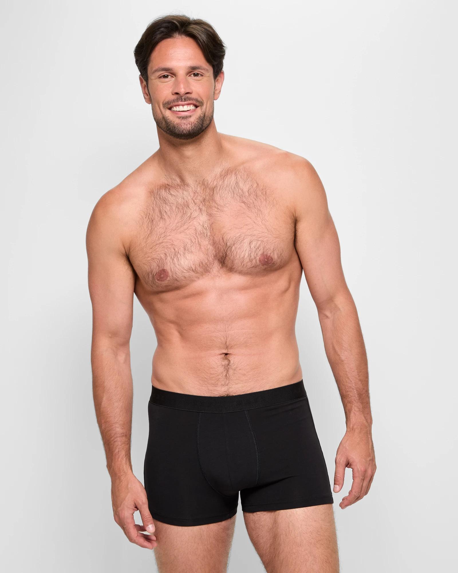 2 7 Pack Hipster Trunks - Maxx BLACK, 2 of 4