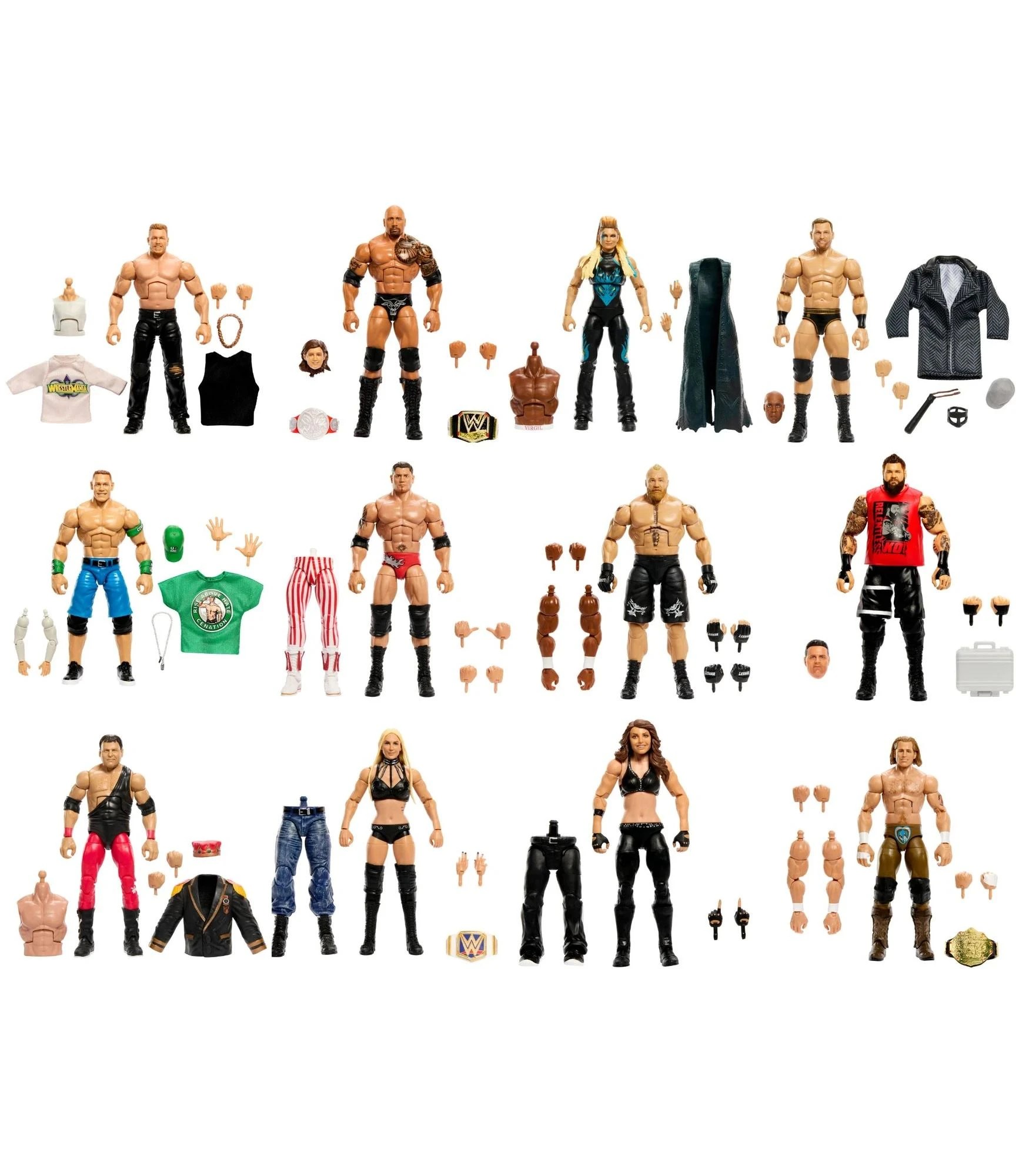 2 WWE Premium Live Event Elite Collection Action Figure - Assorted* - Multi, 2 of 5