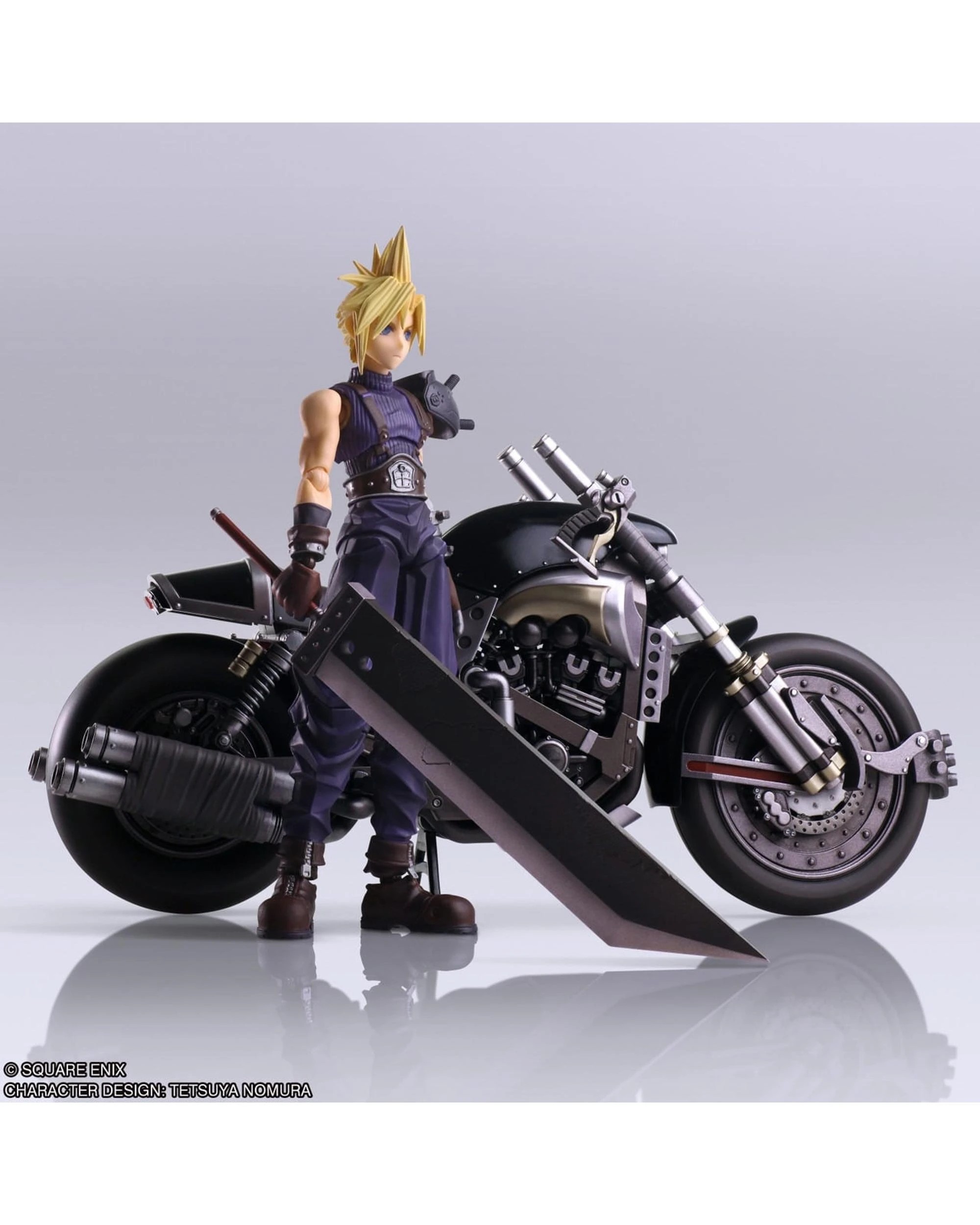 2 Final Fantasy VII Cloud Strofe and Hardy-Daytona Bring Arts Action Figure, 2 of 8