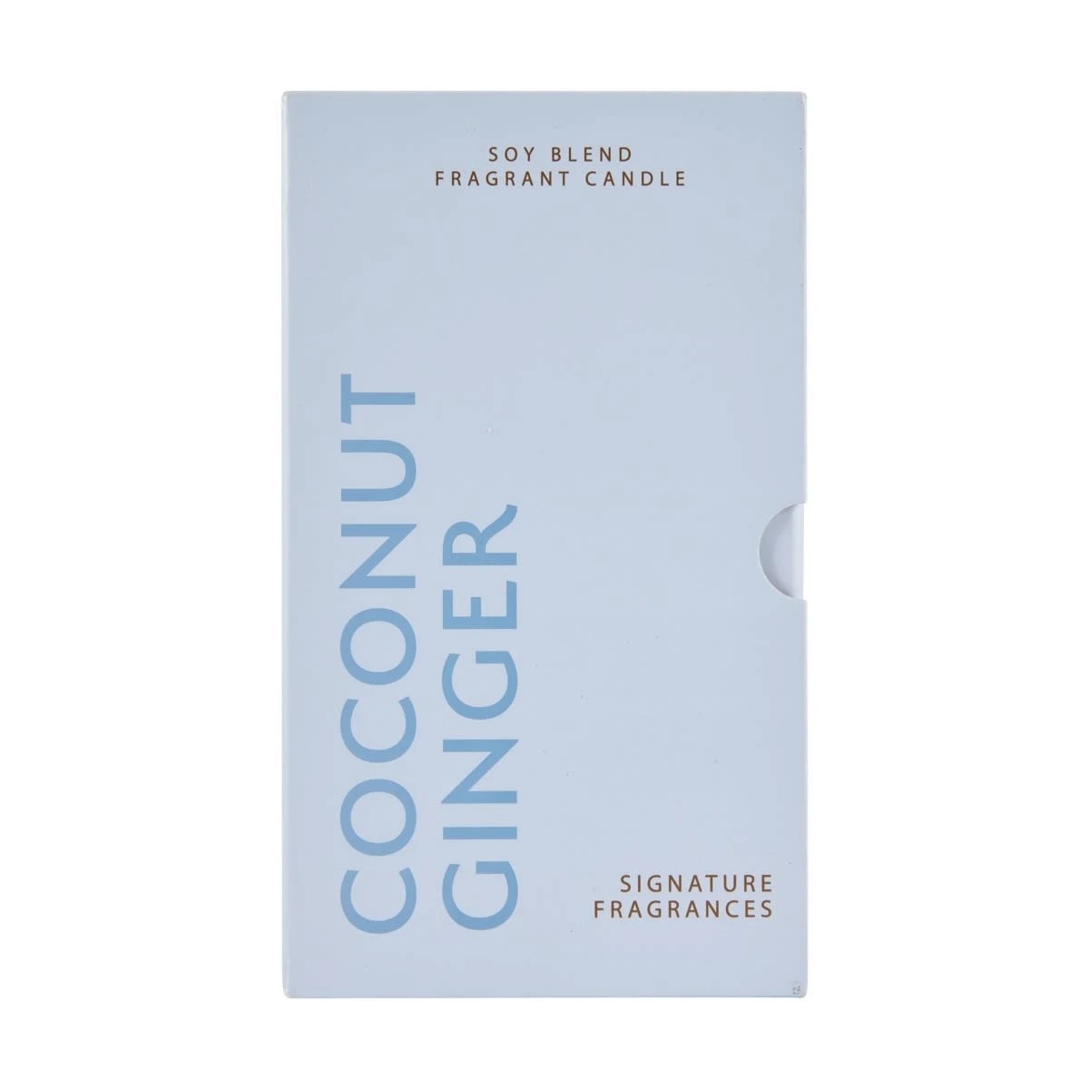 6 Coconut Ginger Signature Fragrances Soy Blend Boxed Candle, 6 of 7