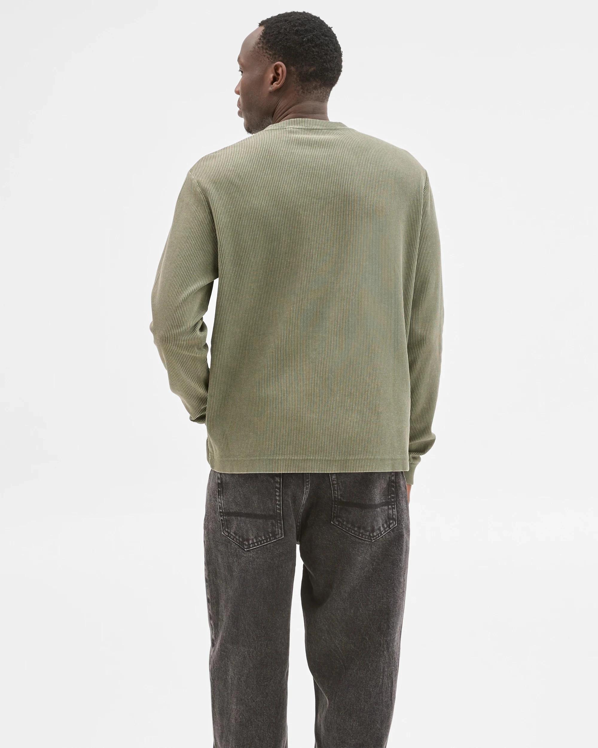 6 Commons Australian Cotton Relaxed Heavyweight Textured T-Shirt ACID GREEN, 6 of 6