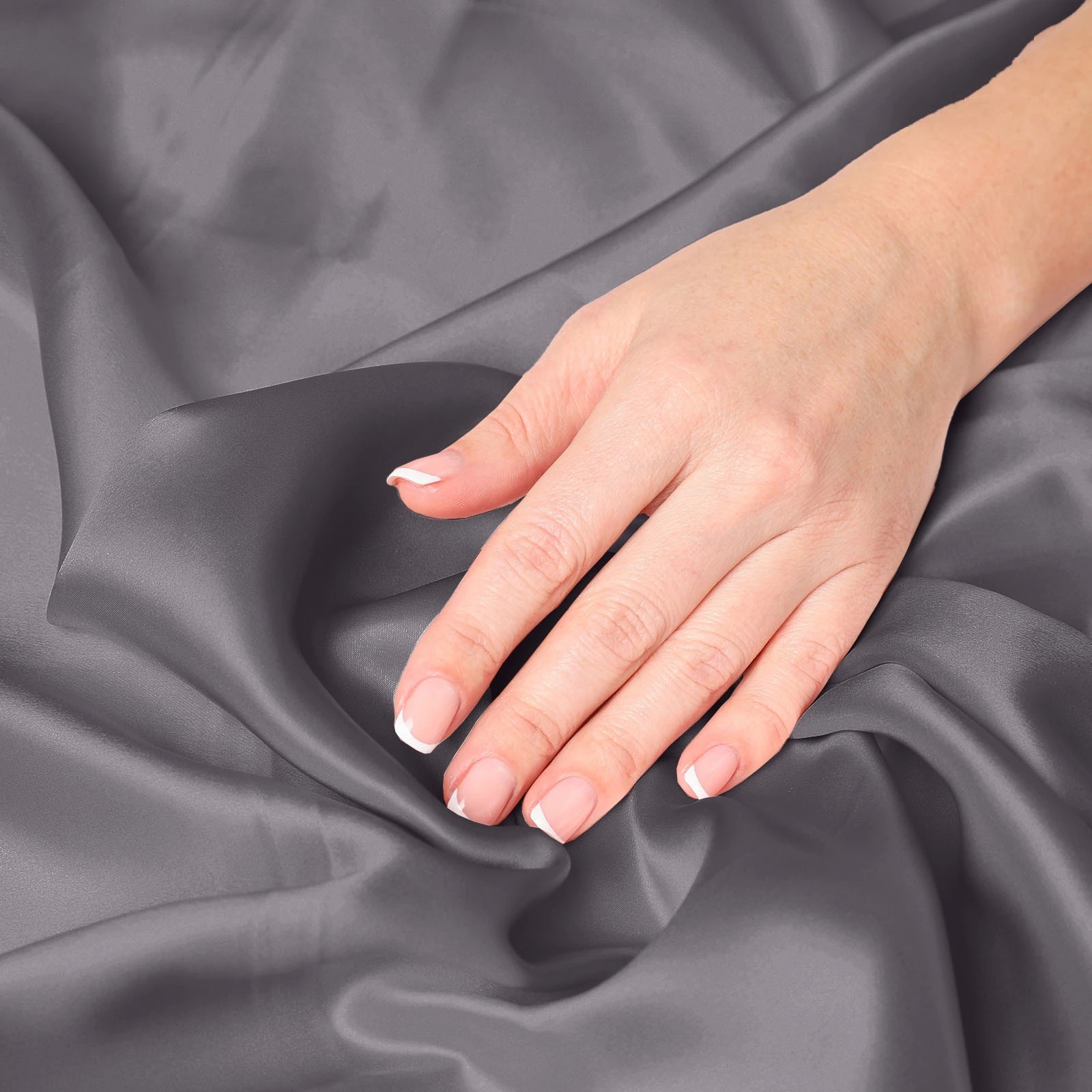 9 Royal Comfort Pure Silk Pillow Case 100% Mulberry Silk Hypoallergenic Pillowcase - Charcoal, 9 of 10