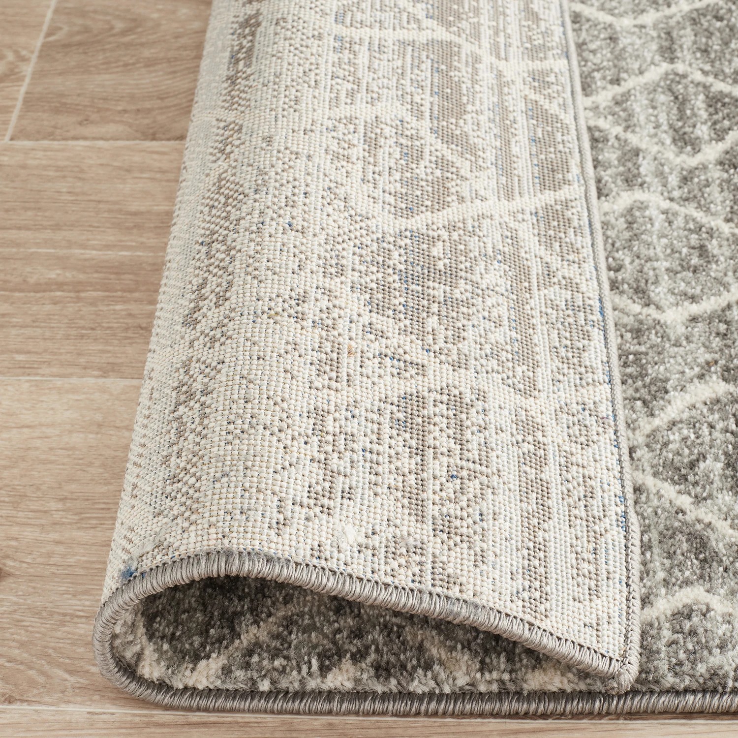 7 Common Ground Rugs Encore 257 300x80cm Runner - Medium Pet Friendly Rug - Silver, 7 of 7